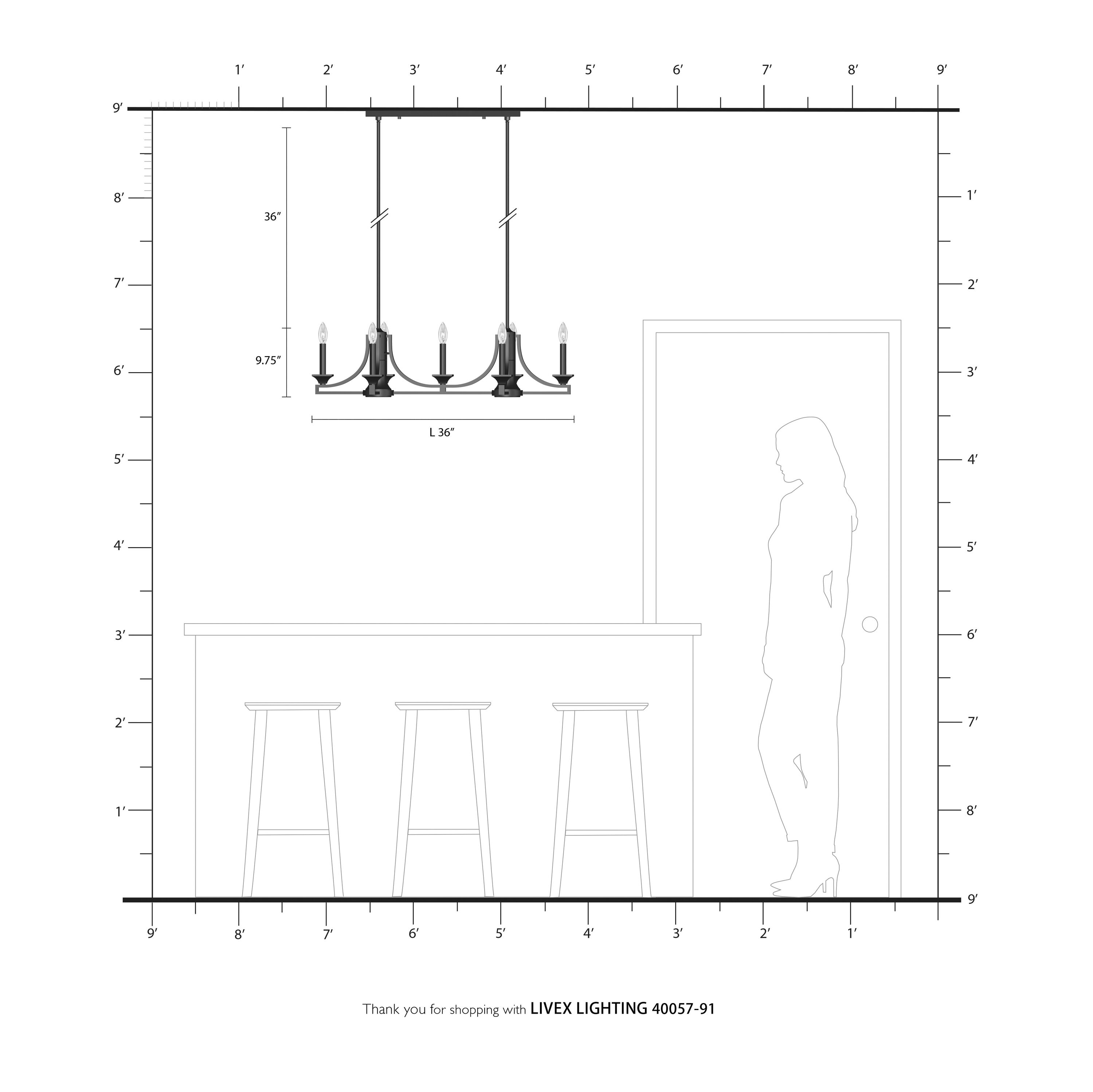 Livex Lighting 40057-91 b090015 - View #6
