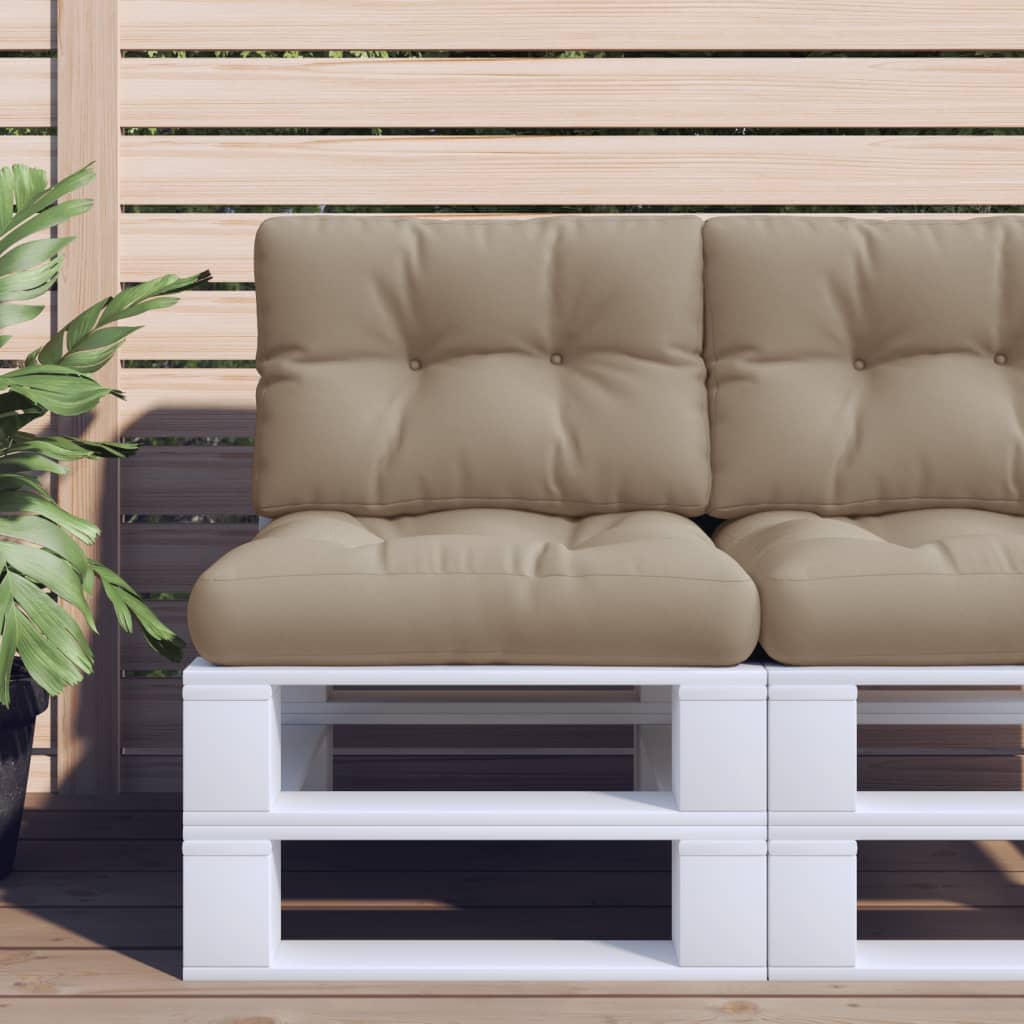 Tinyhomie - Pallet Cushion Taupe 23.6 in. x 15.7 in. x 4.7 in. Fabric
