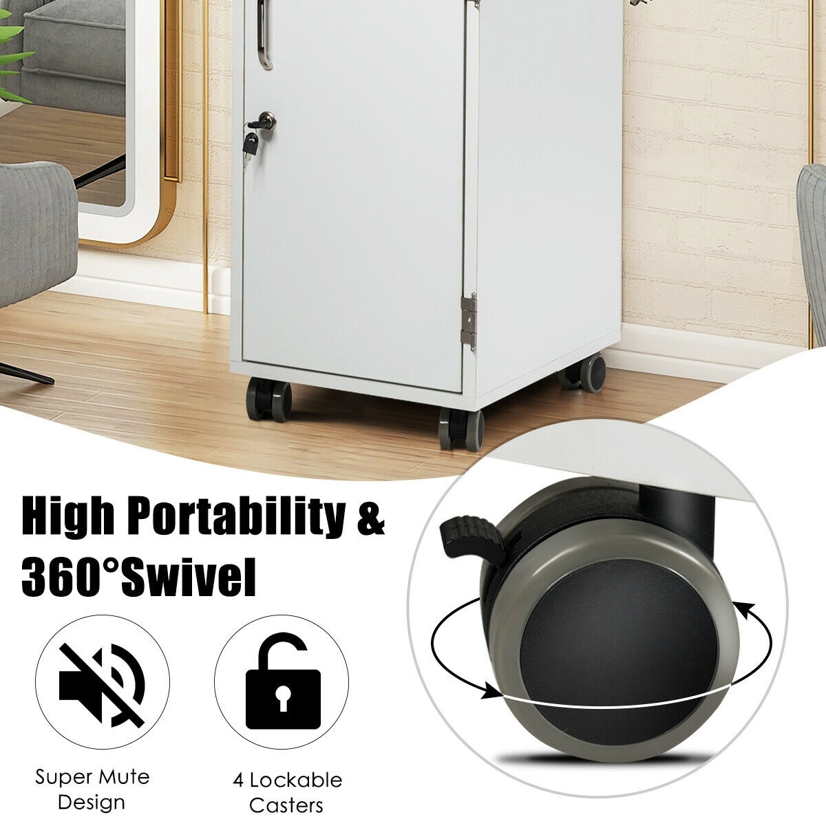 CASAINC WF-HB86992WH-LA Utility-Storage-Cabinets - View #5