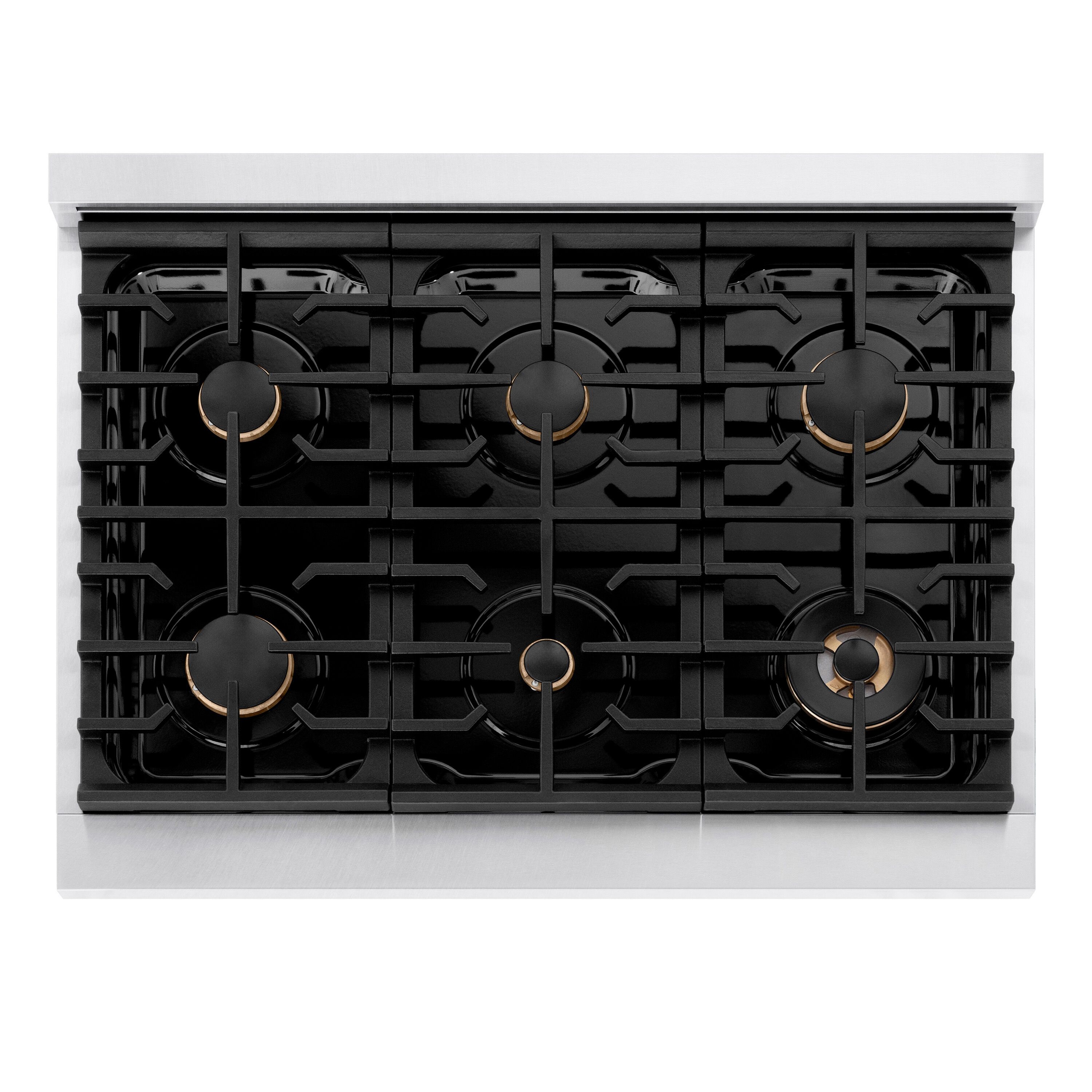 ZLINE KITCHEN & BATH SDRSZ-WM-36-G Dual-Fuel-Ranges - View #4