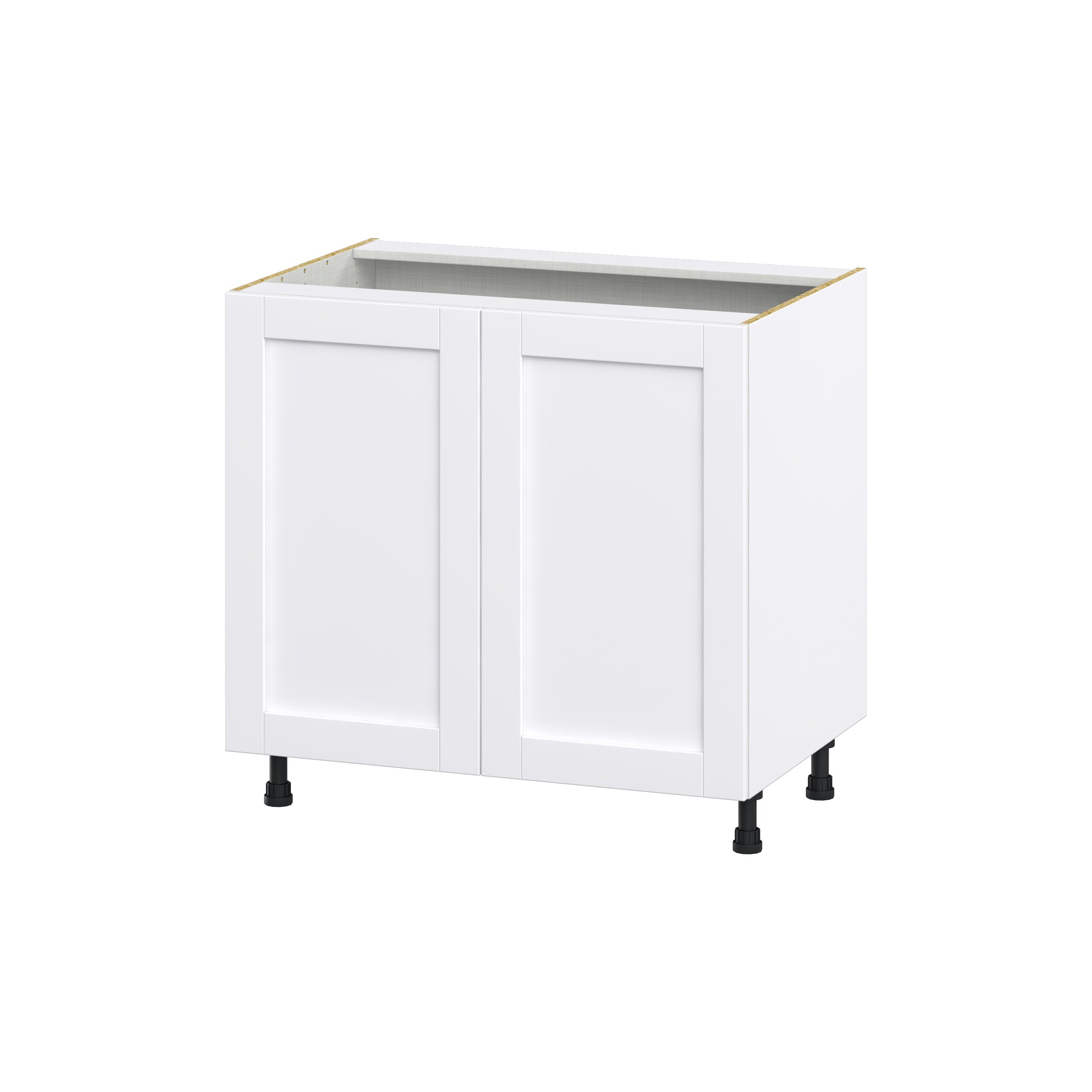 Hugo&Borg Rosemont 36-in W x 34.5-in H x 24-in D Glacier White Base Fully Assembled Cabinet (Flat Panel Shaker Door Style)