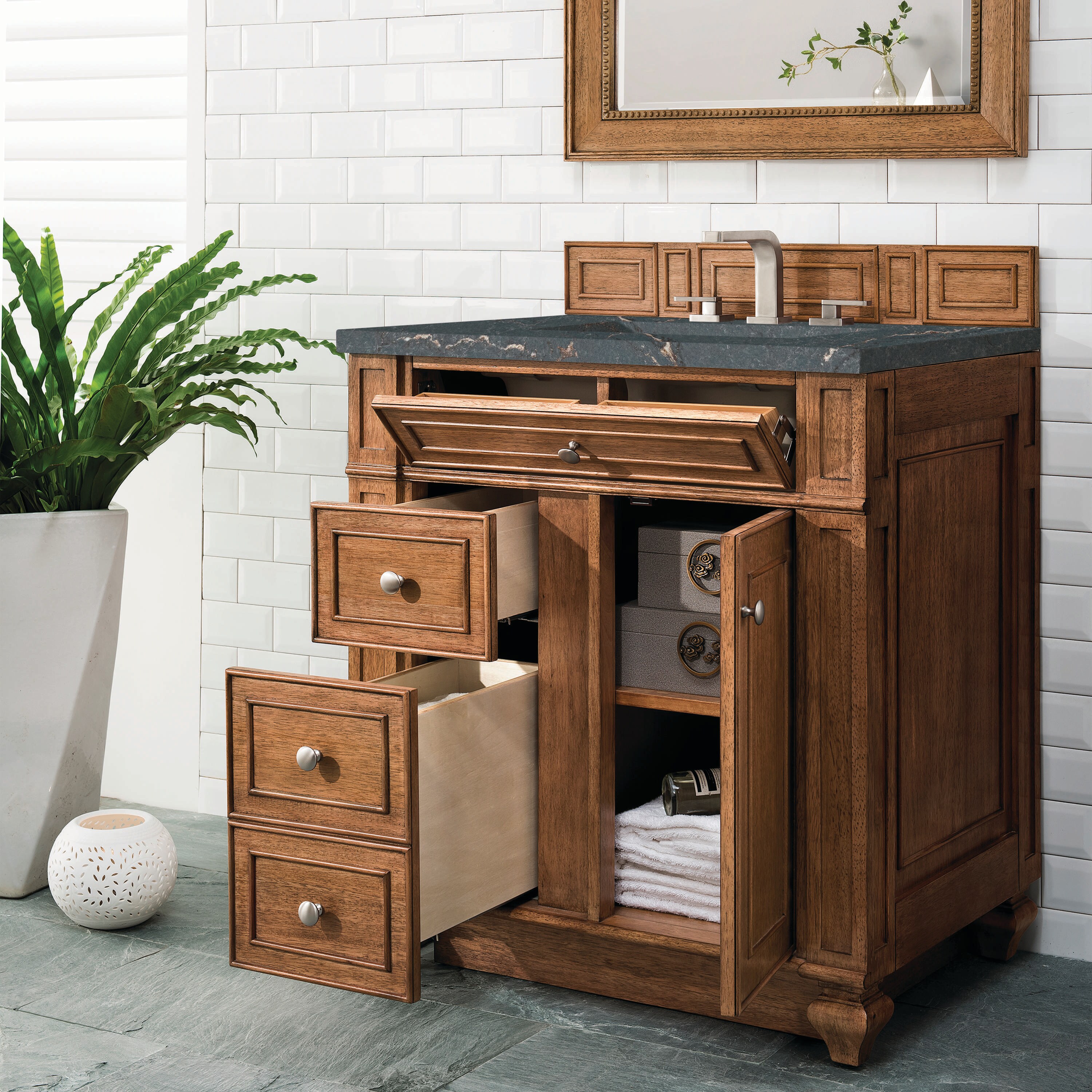 James Martin Vanities 157-V30-SBR-3PBL Bath-Vanity-Combo - View #4