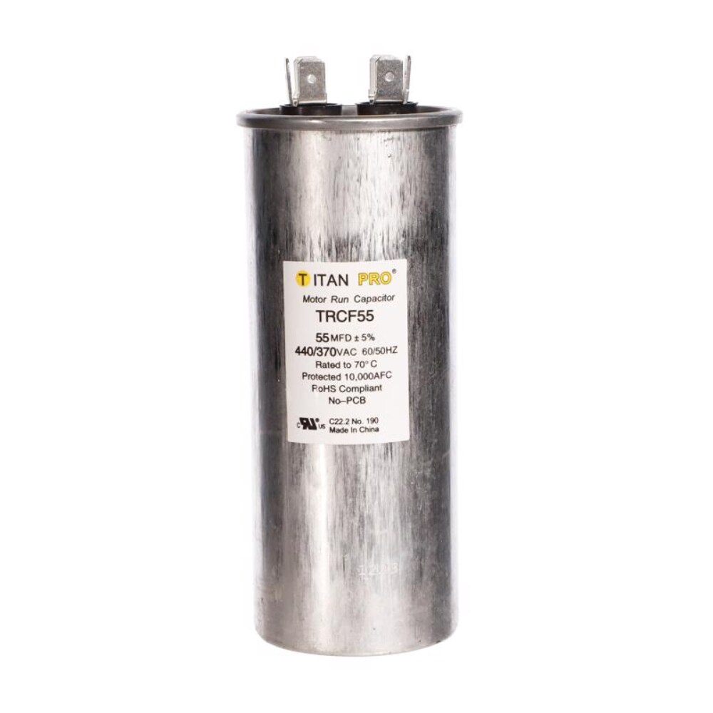 DiversiTech Titan Pro 55 MFD 440 V Round Run Capacitor