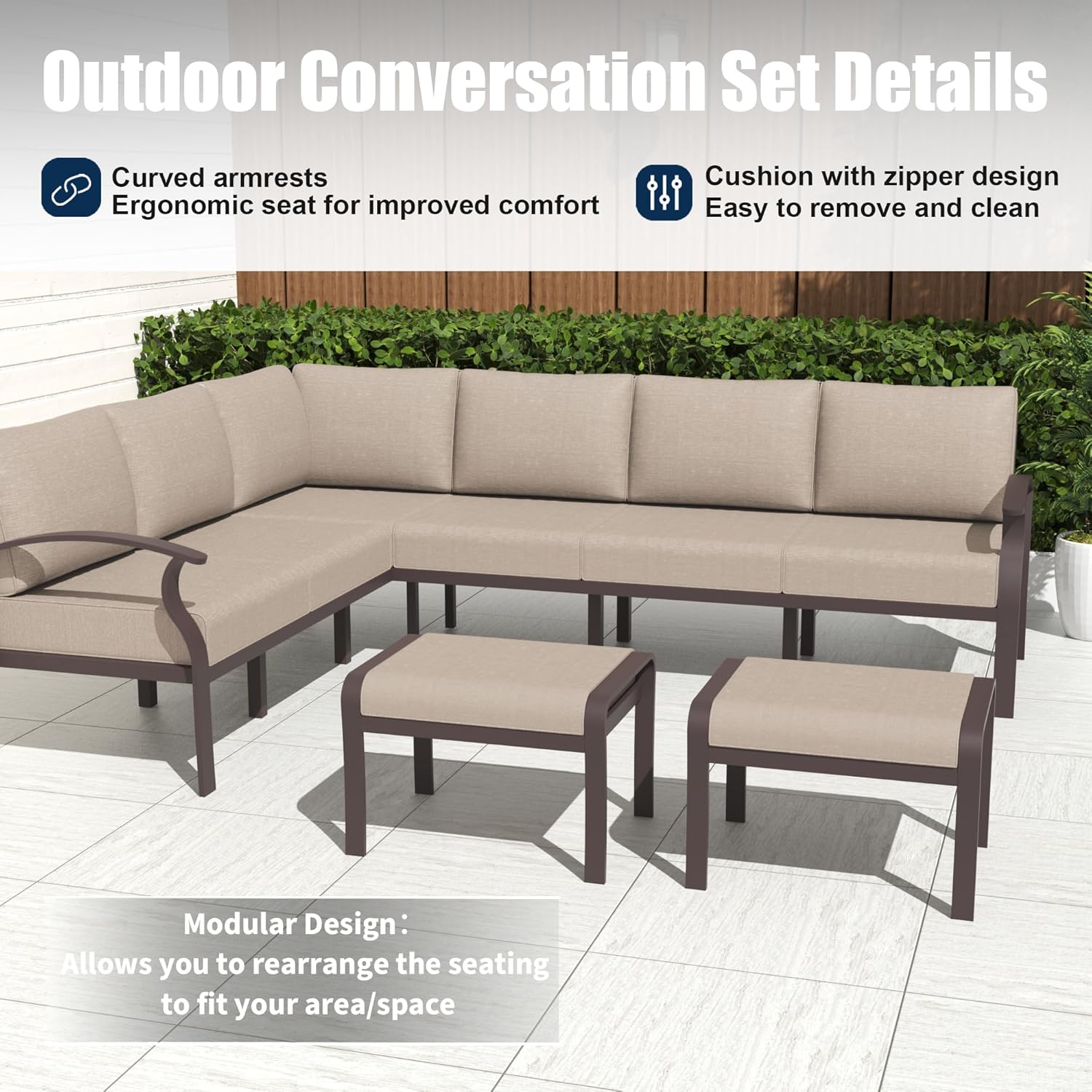 ALAULM LS-L6JD-SAND Patio-Conversation-Sets - View #7