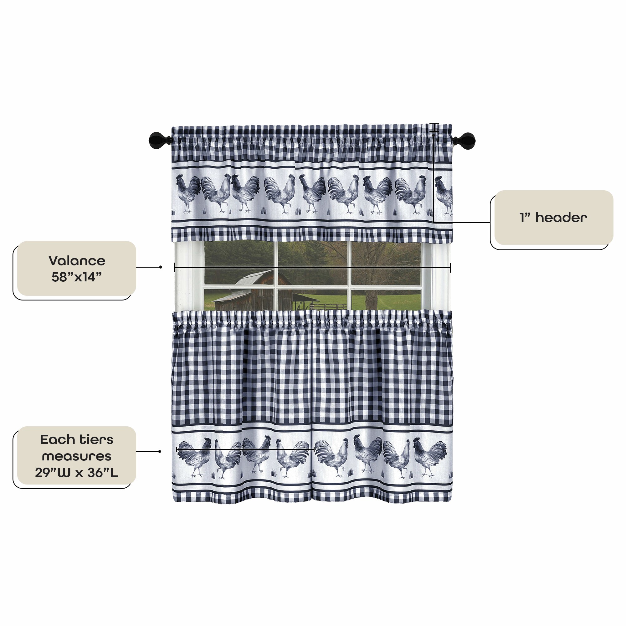 Achim BRTV36NY12 valances - View #5