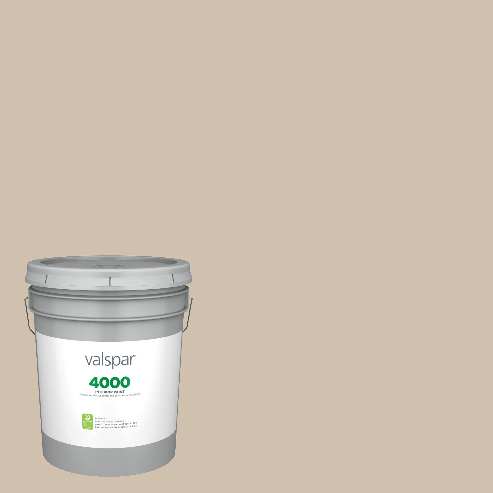 Valspar 4000 Semi-gloss Swiss Coffee 7002-16 Latex Interior Paint