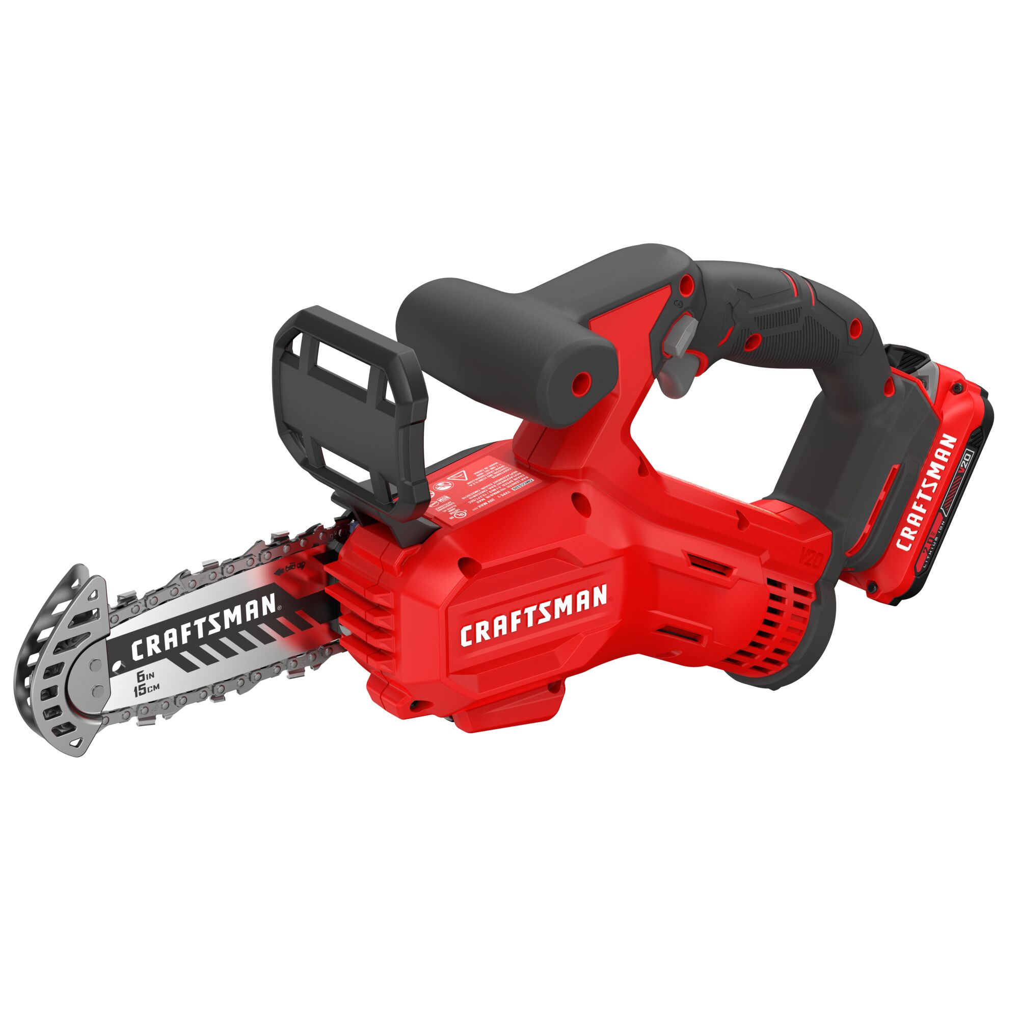 Craftsman 20-volt Max 6-in Cordless Electric Chainsaw 2 Ah (battery 