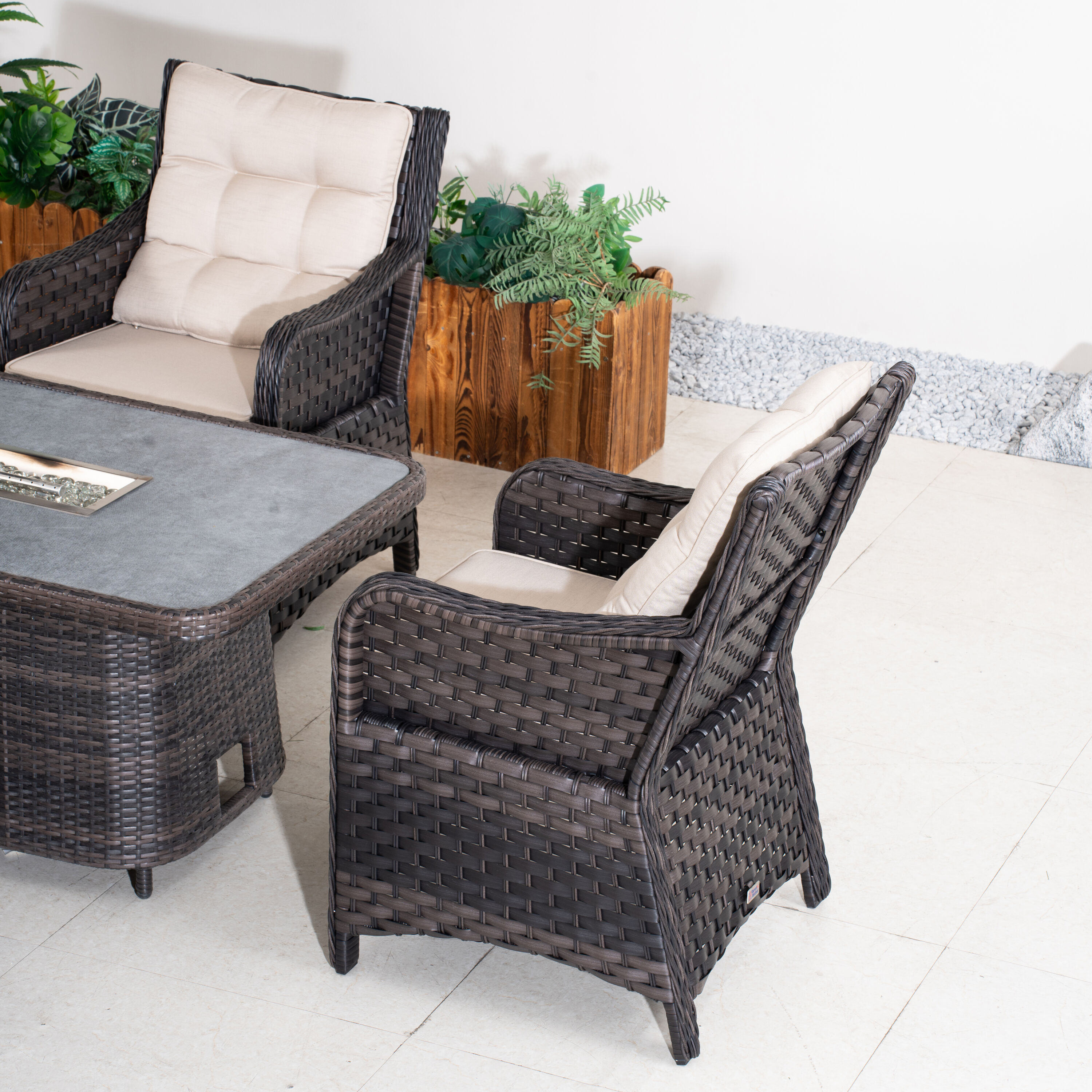 Direct Wicker DWG-2403RT&013-BR Patio-Dining-Sets - View #6