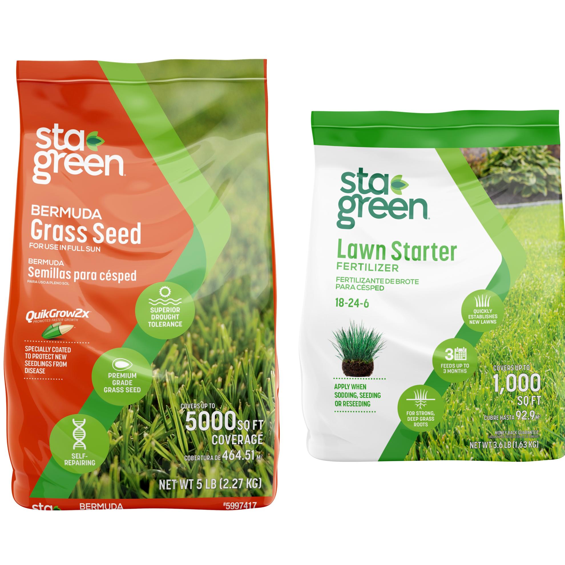 Sta-Green  Bermuda Lawn Starter Kit