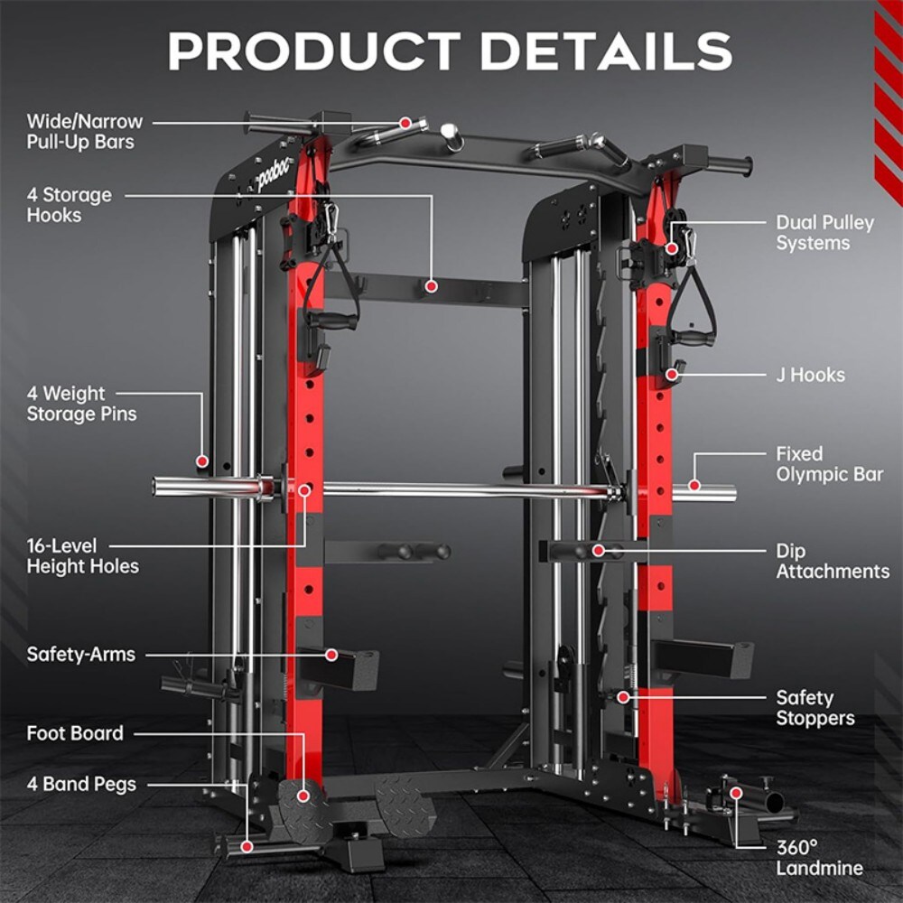 pooboo P43003 Lat-Pull-Down-Machines - View #4
