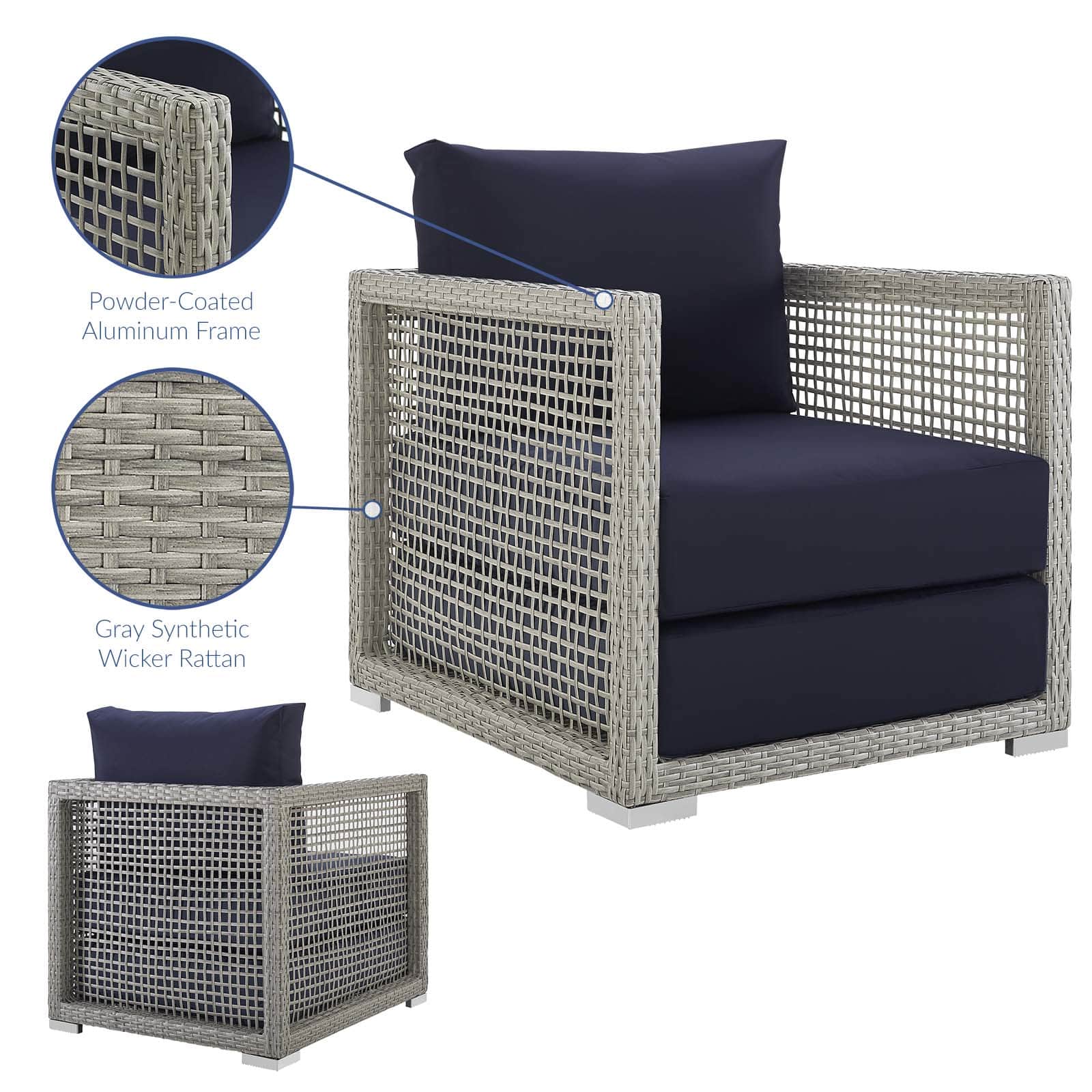 Modway EEI-2918-GRY-NAV Patio-Chairs - View #3