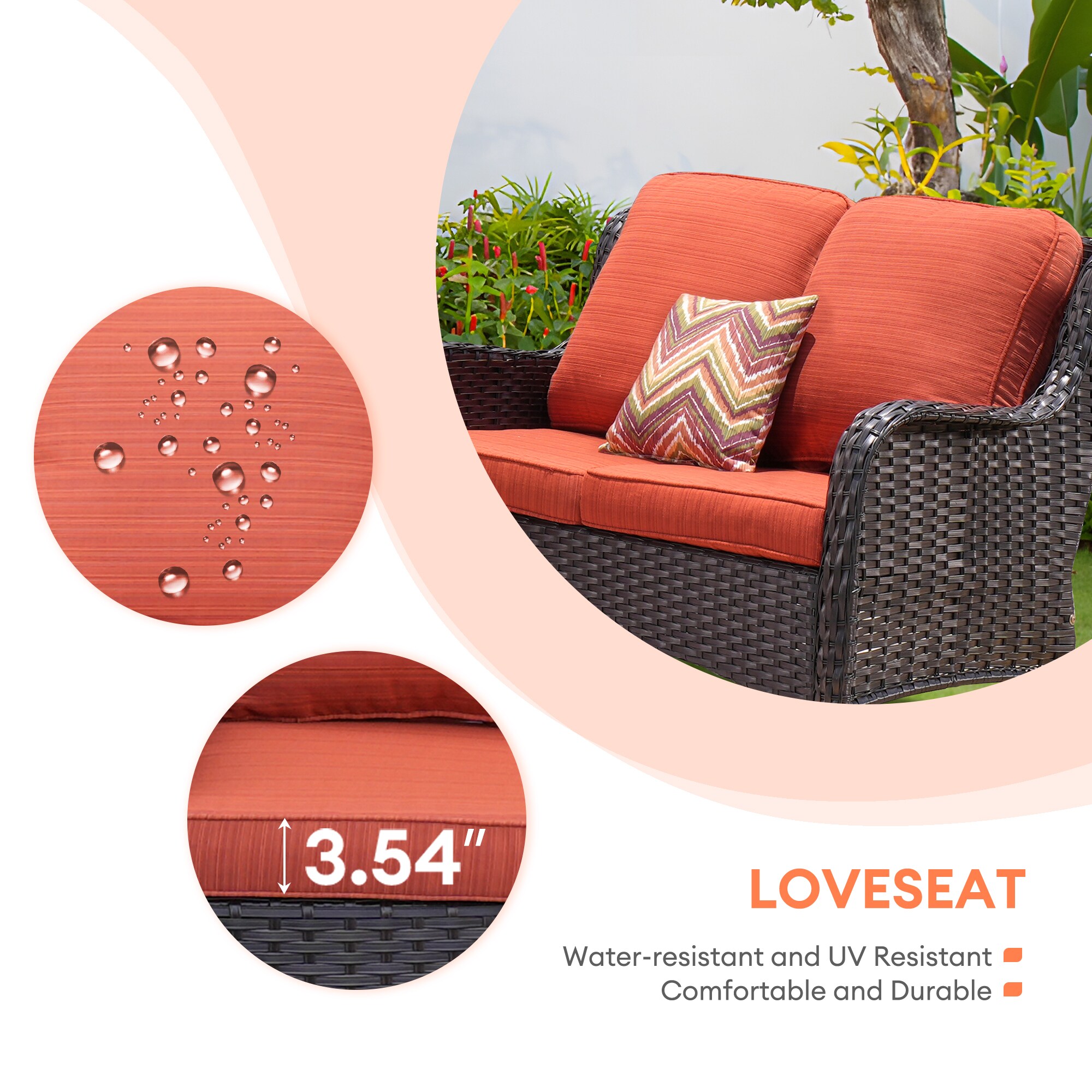 XIZZI XIXCTL8153T Patio-Conversation-Sets - View #5