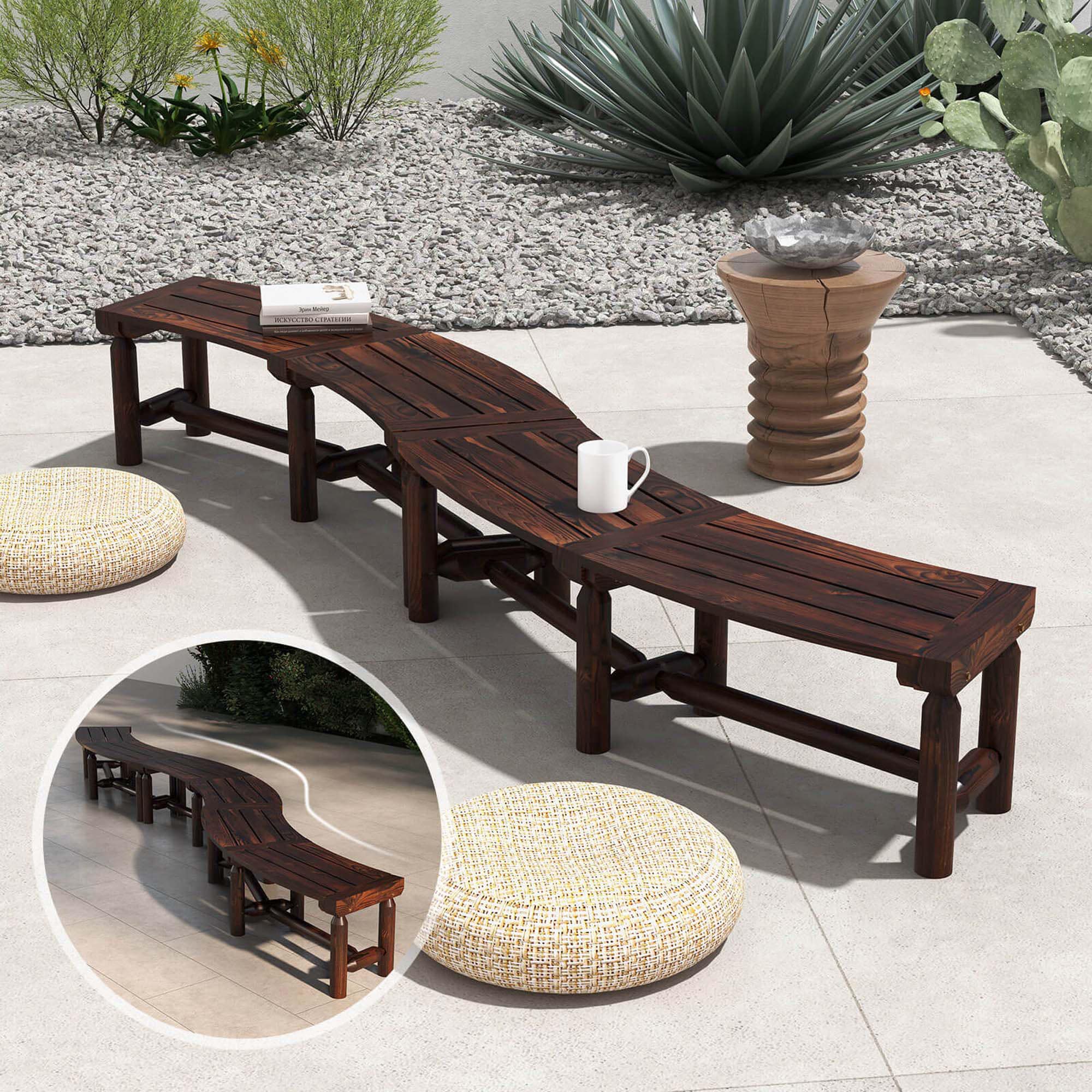 Costway HCST00816 benches - View #6