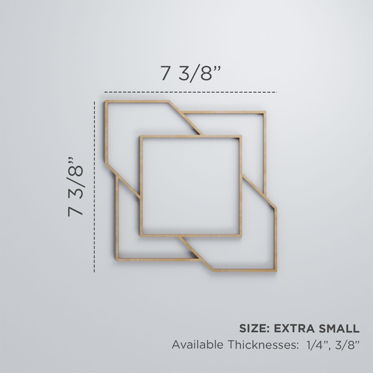 Ekena Millwork WALW08X08X0375MMTHI Wall-Panels - View #3