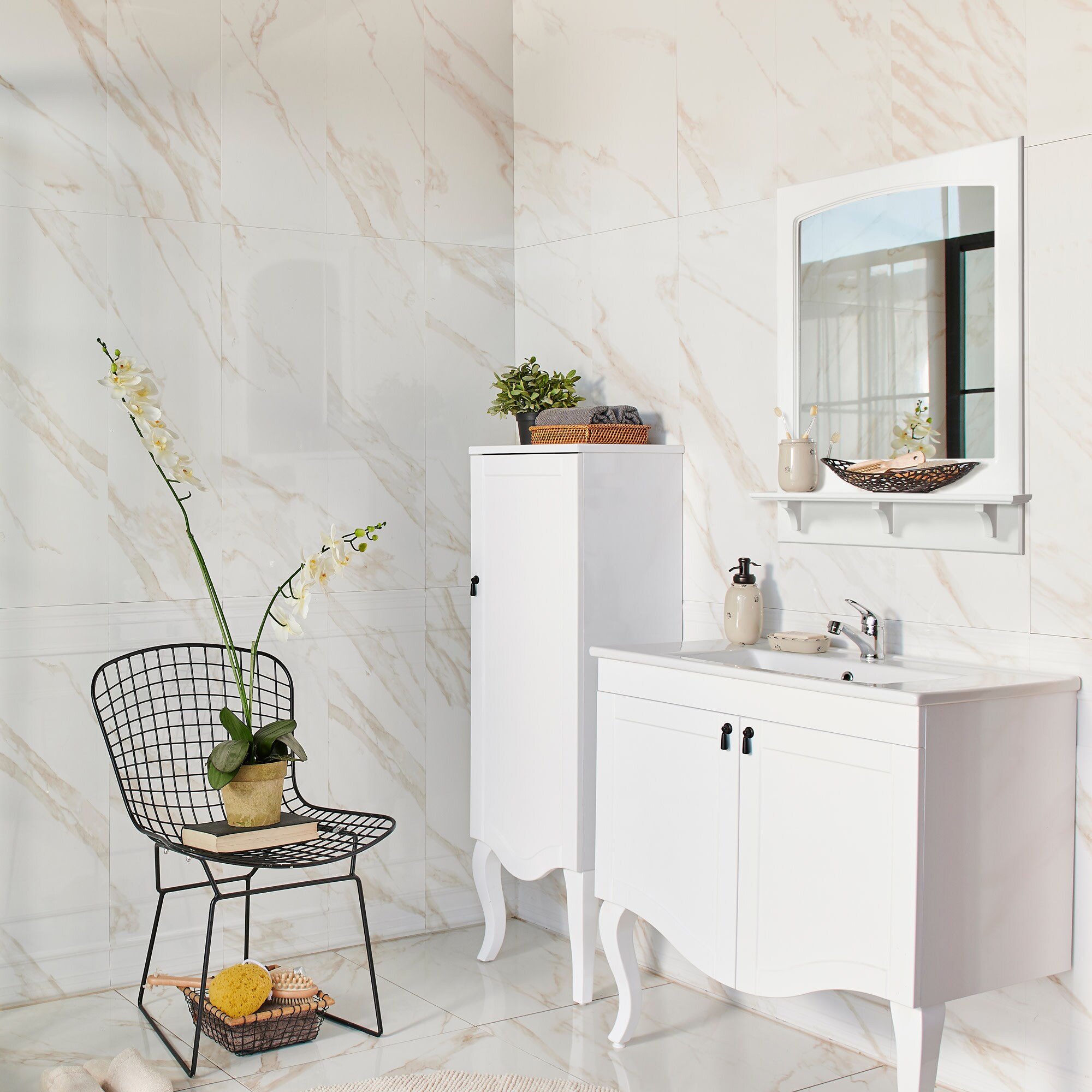 Design House 539916-WHT Framed-Bath-Mirrors - View #10