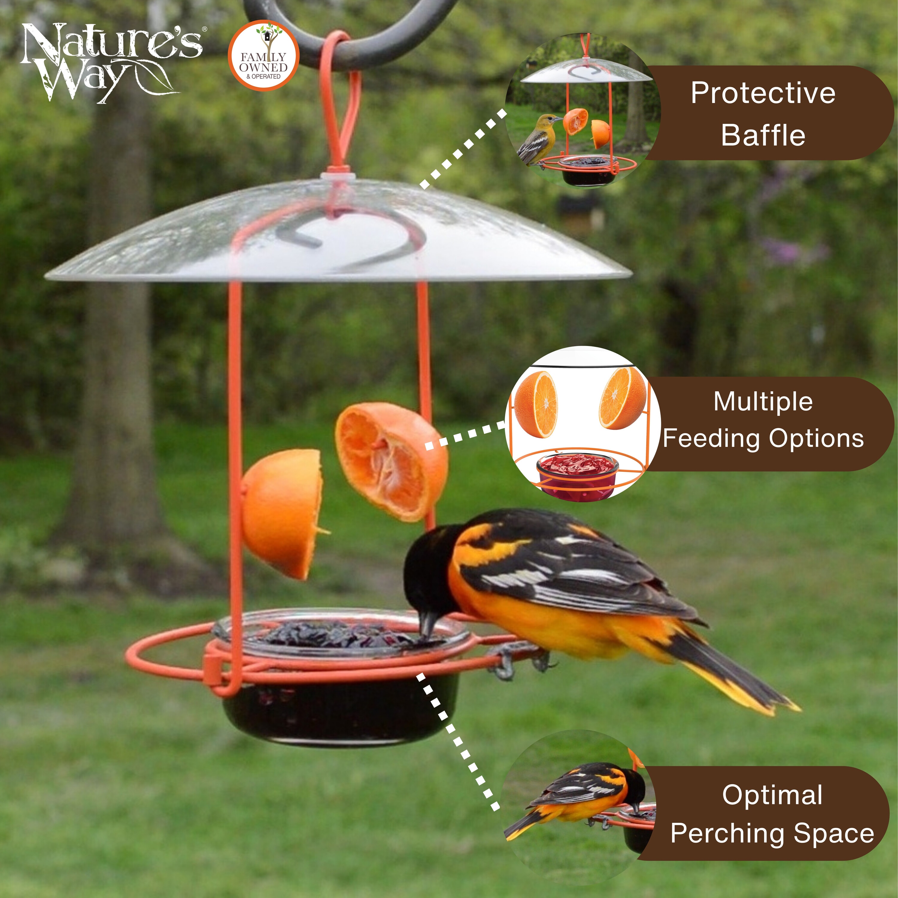 Nature's Way OFM1-CP1 Bird-Feeders - View #5