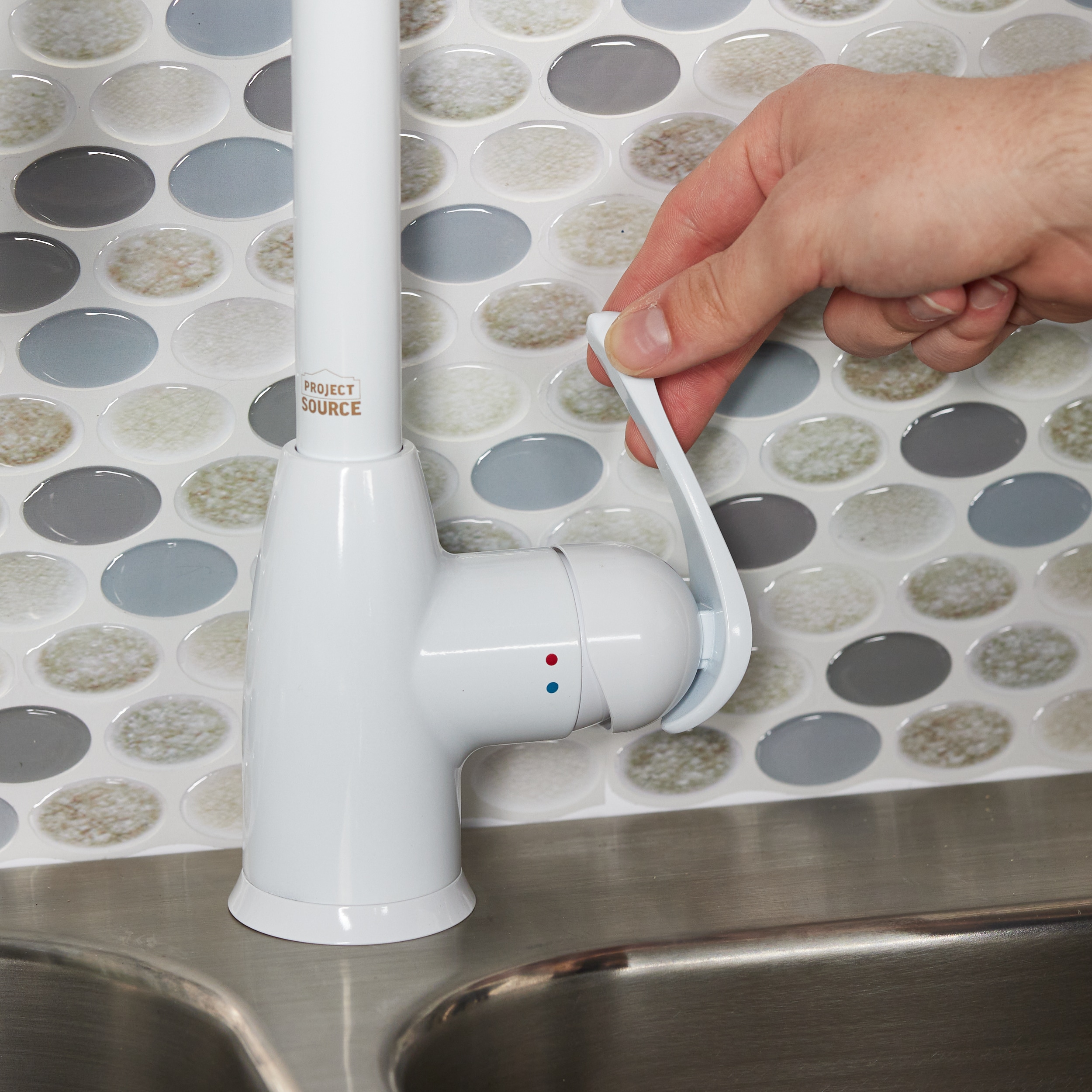 Project Source 51-K814-PS-WH Kitchen-Faucets - View #9
