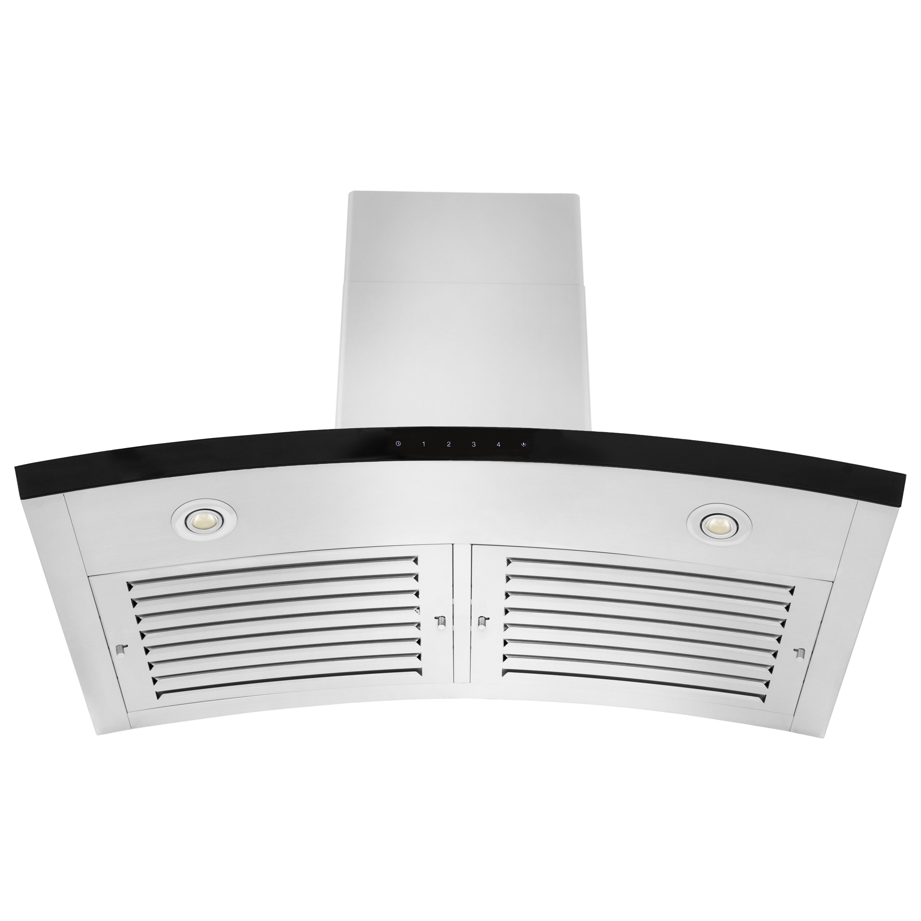 36" Stainless Steel Convertible Wall Mount Range Hood with Charcoal Filter