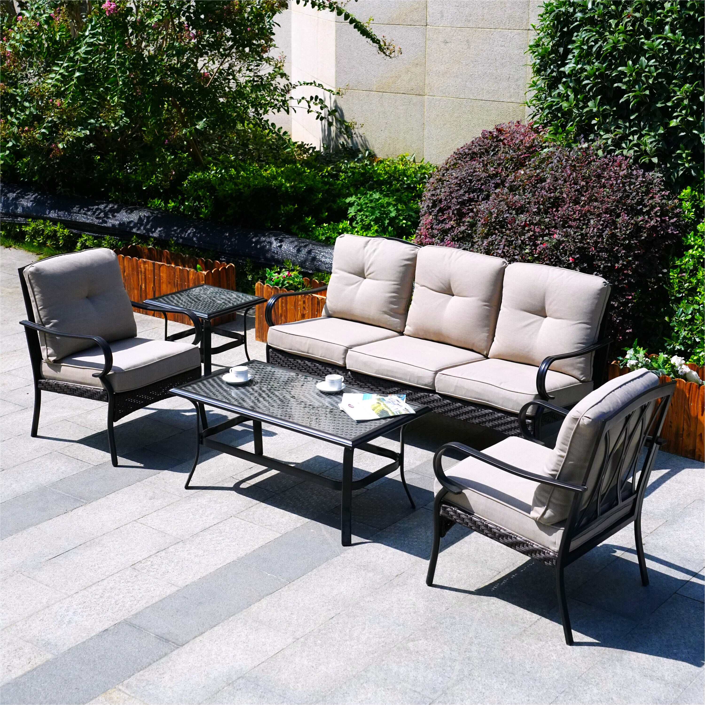 Moda Furnishings MAS-2023 Patio-Conversation-Sets - View #3