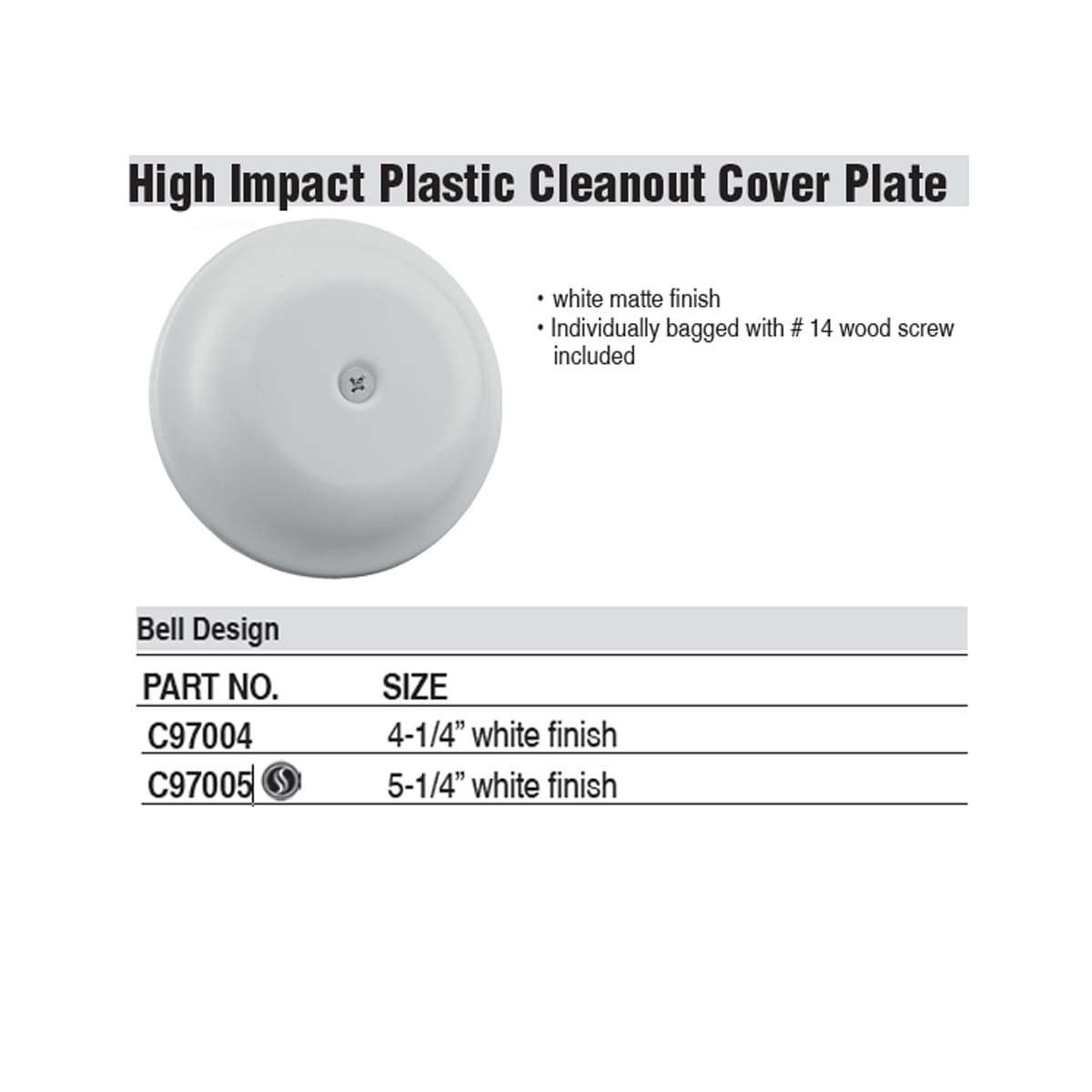 Jones Stephens C97004 Drains-Flanges - View #6
