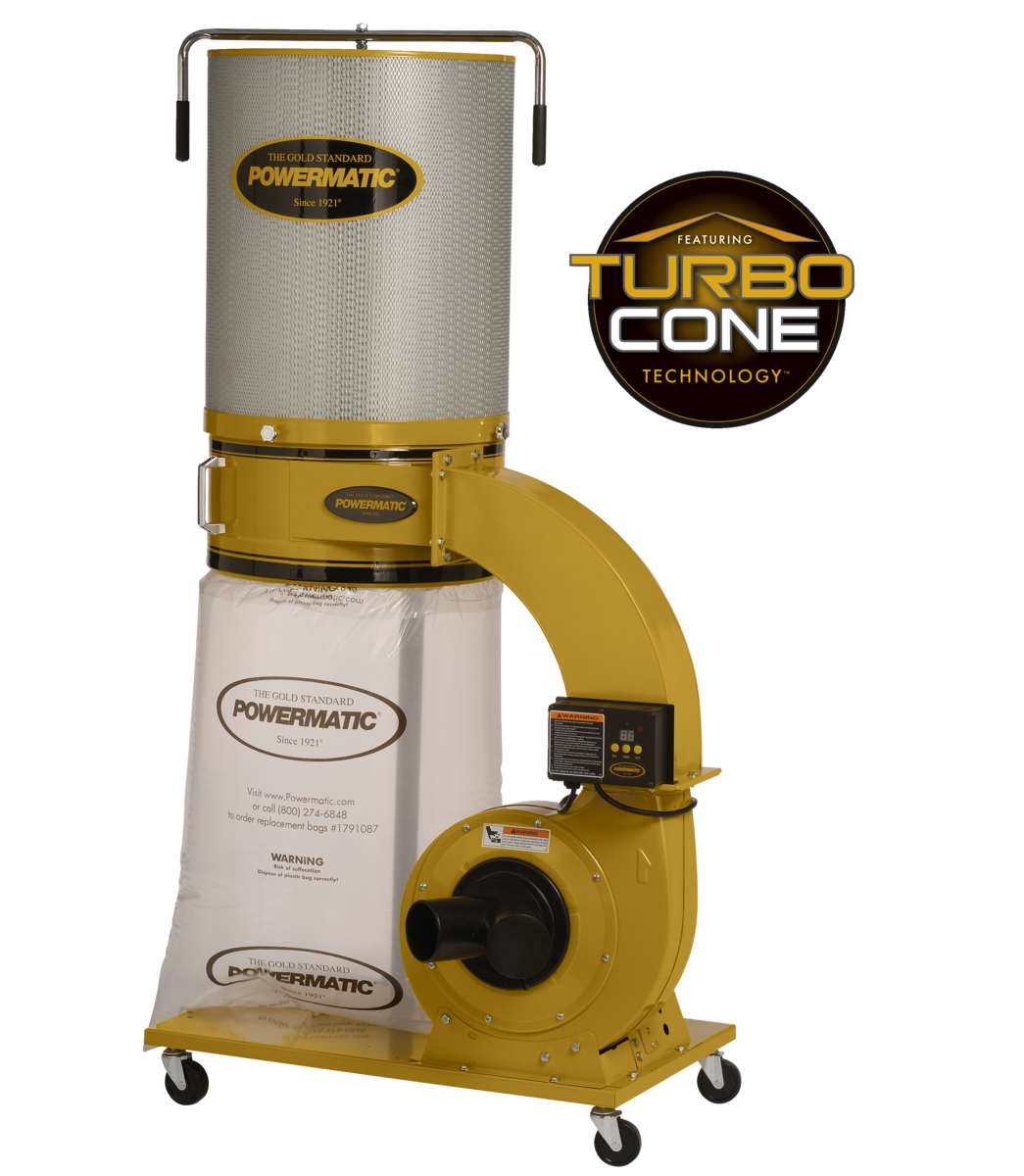 Powermatic PM9-1791079K PM1300TX-CK 18-volt Dry Dust Collector with Fiberglass Filter