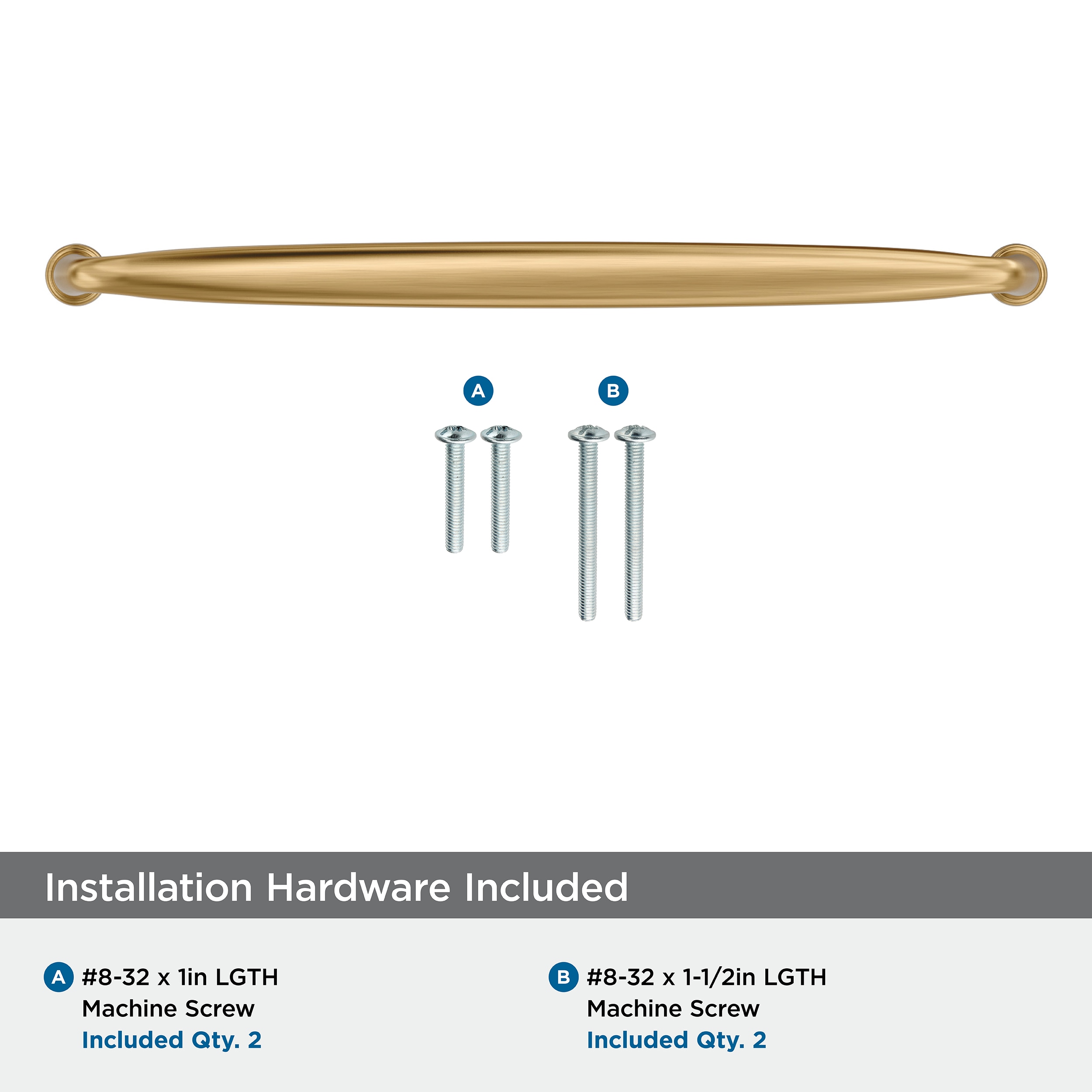 Amerock Kane 10-1/16" Champagne Bronze Cabinet Bar Pull