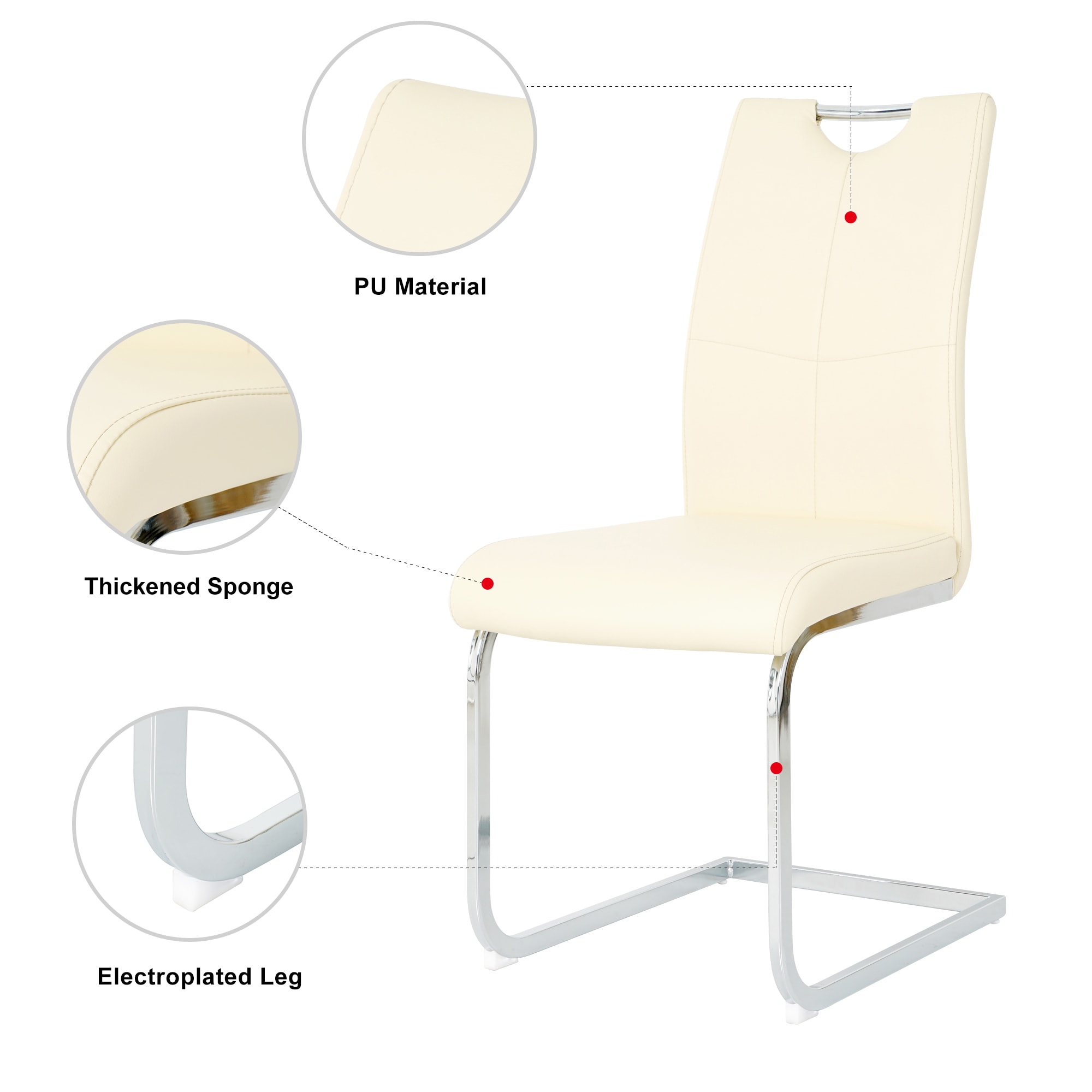 SINOFURN SYA290007GN Dining-Chairs - View #6