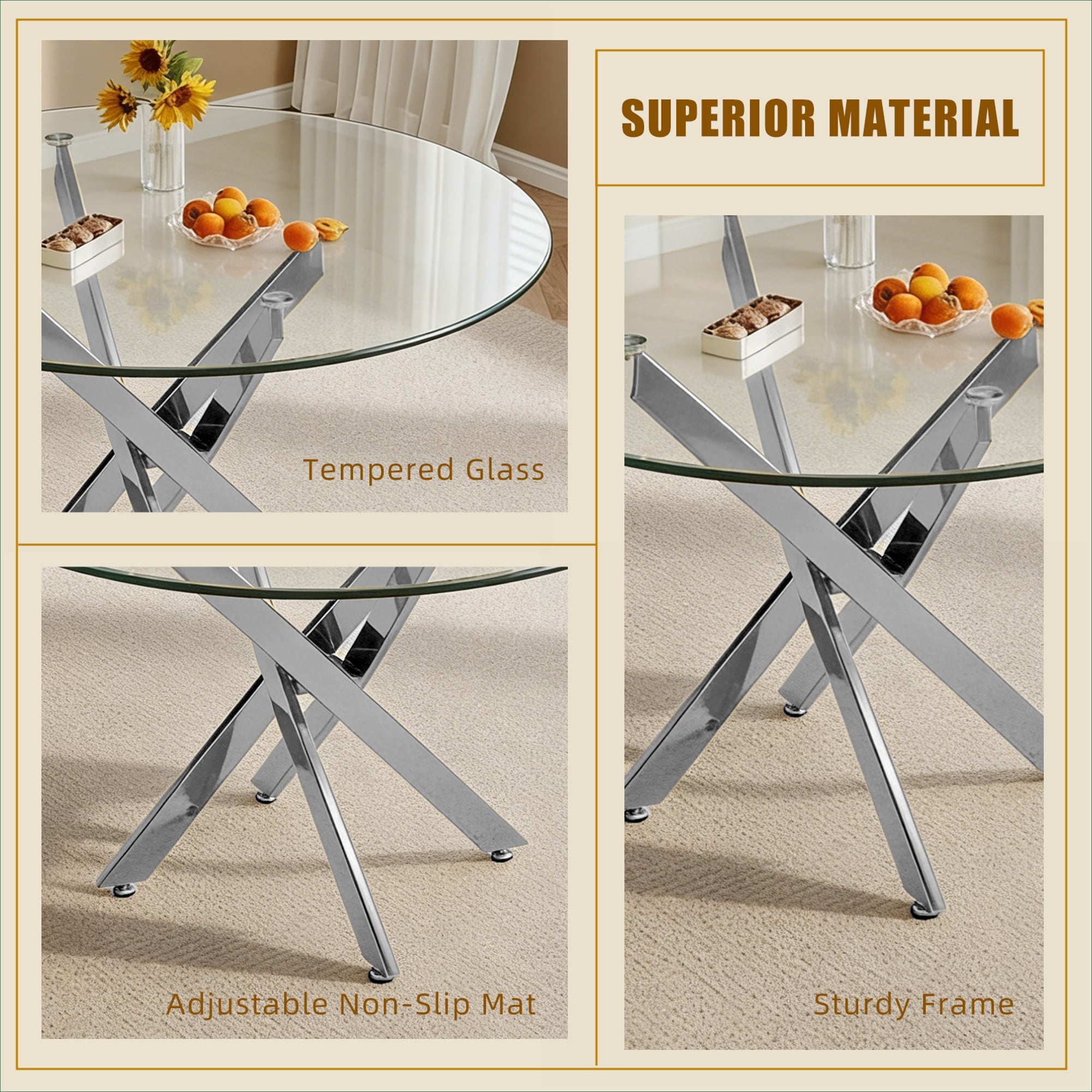 Watnature 3Z84TM9NDEVJ Dining-Tables - View #10