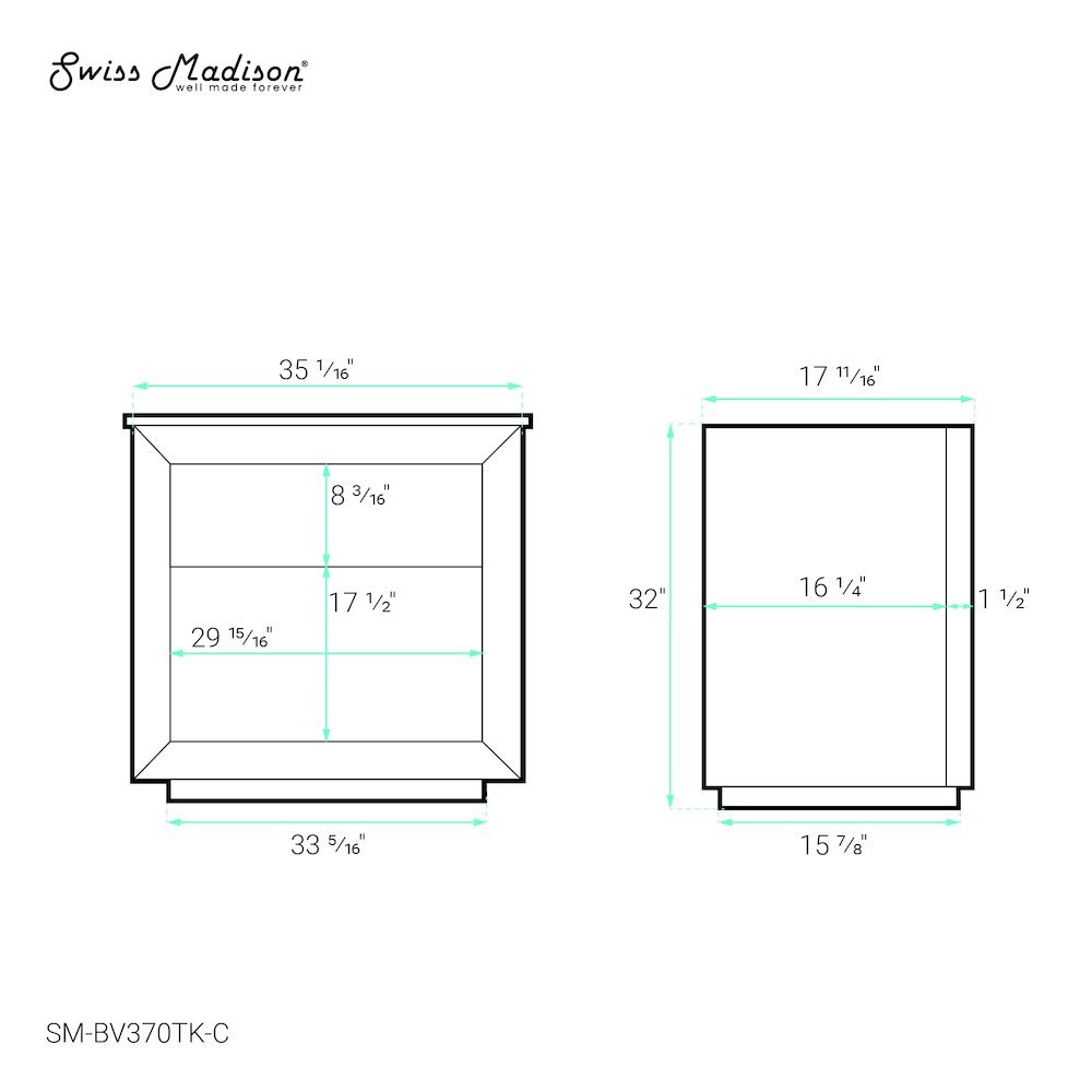 Swiss Madison SM-5-BV370TK-C vanities - View #6