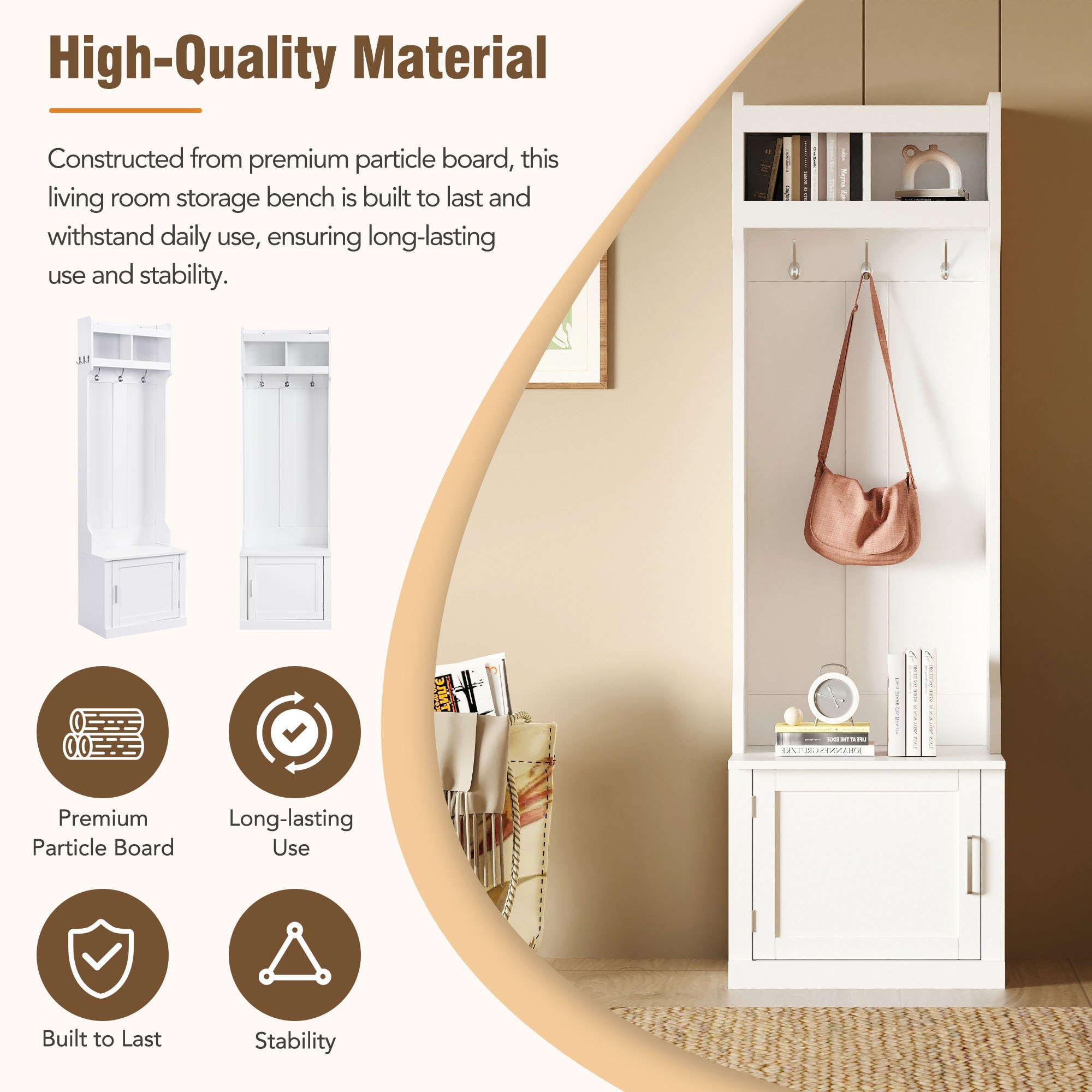 Bybafun YA2500155 Hall-Trees - View #4