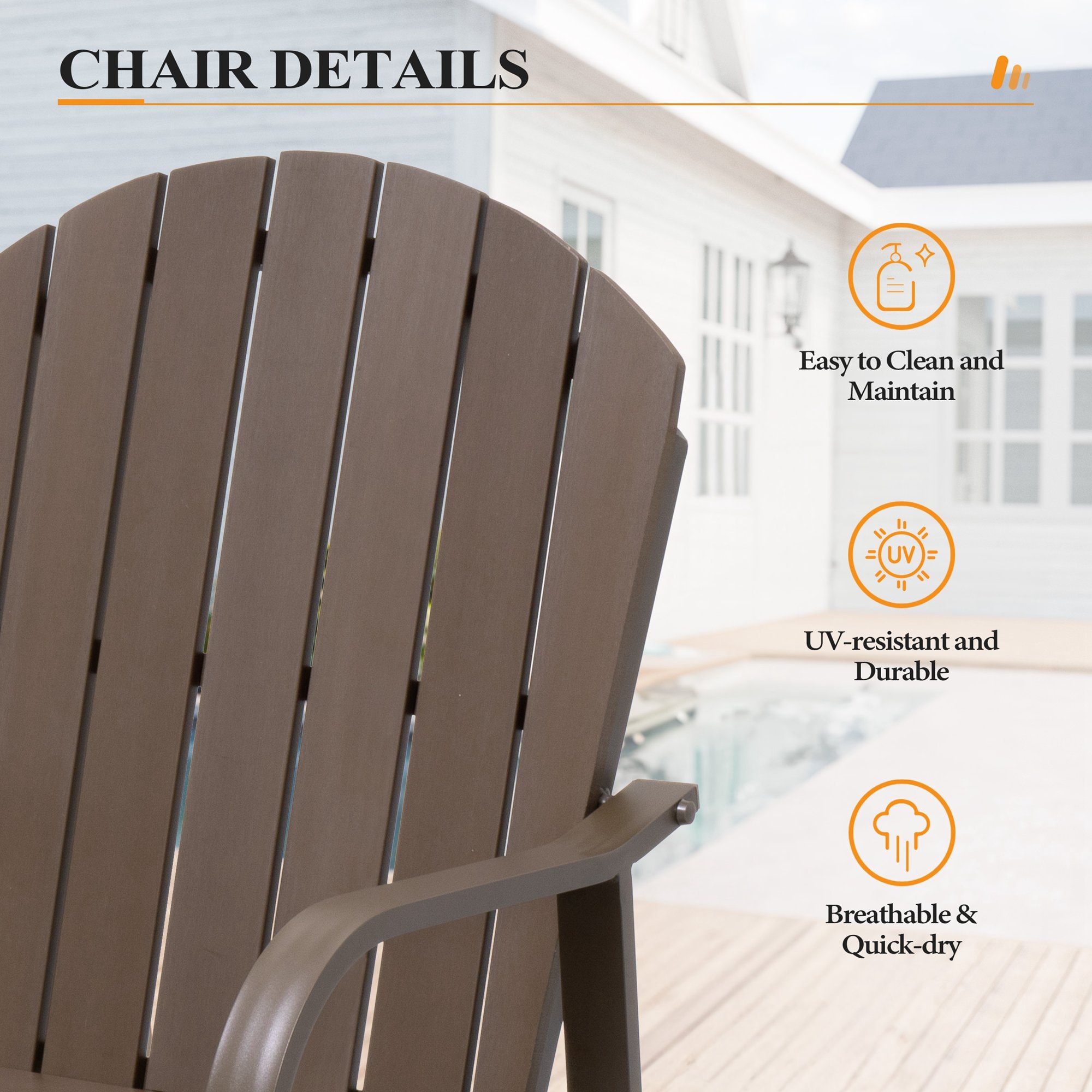 Crestlive Products CL-ST004BRN Patio-Chairs - View #6