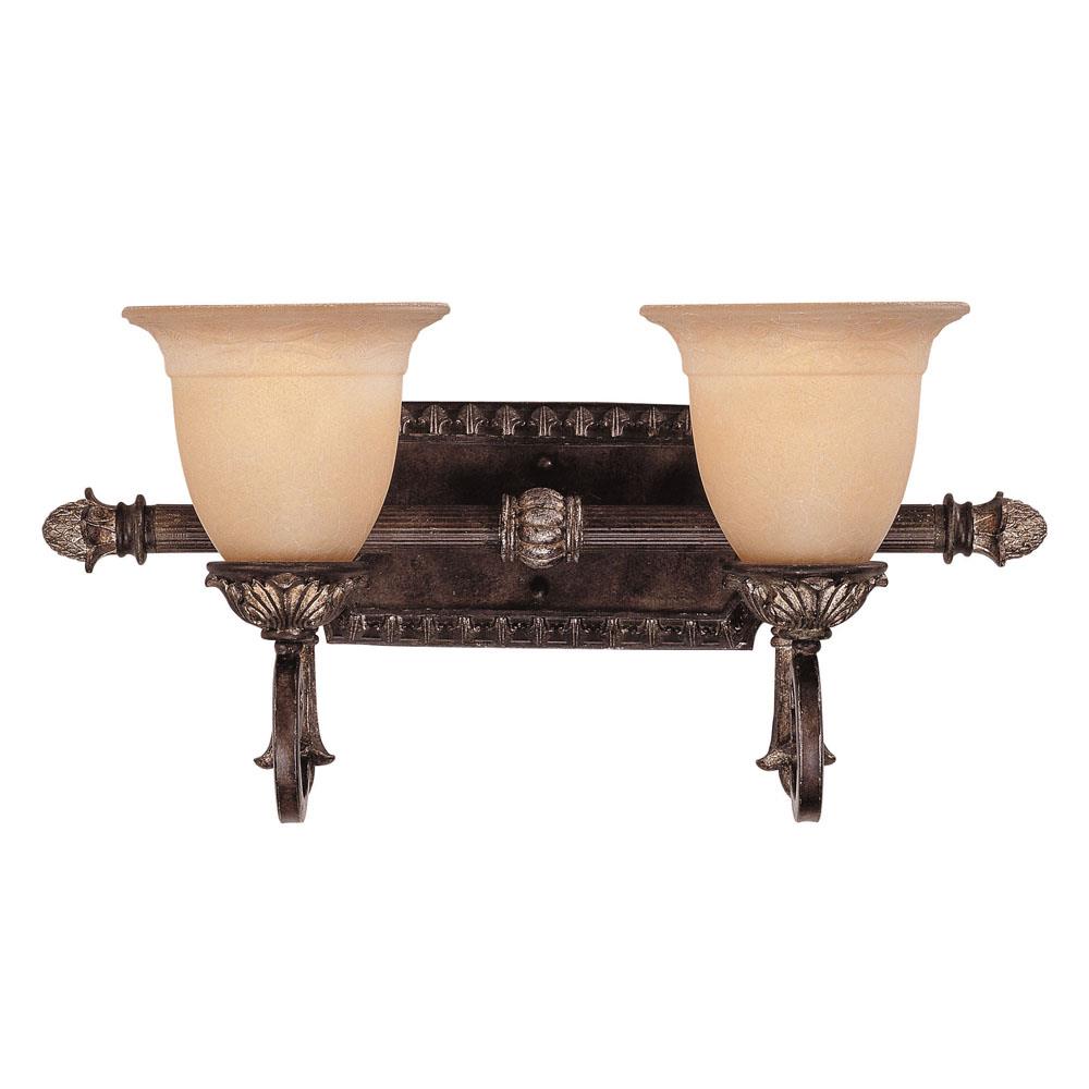  20170560 Shandy 20.75-in 2-Light Moroccan Bronze Traditional Vanity Light