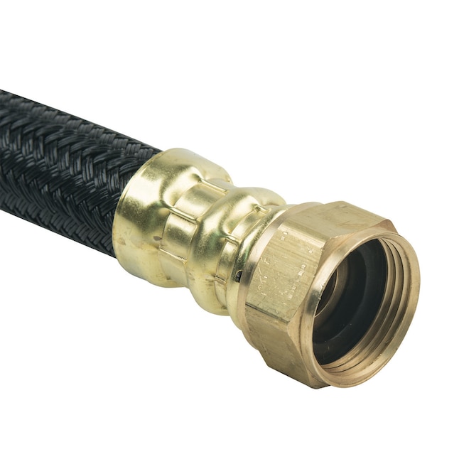 3/4 in. MIP x 3/4 in. FIP x 15 in. Polymer Braided Water Heater Connector (0.57 in. I.D.) 3/4 in. MIP x 3/4 in. FIP x 15 in. Polymer Braided Water Heater Connector (0.57 in. I.D.)