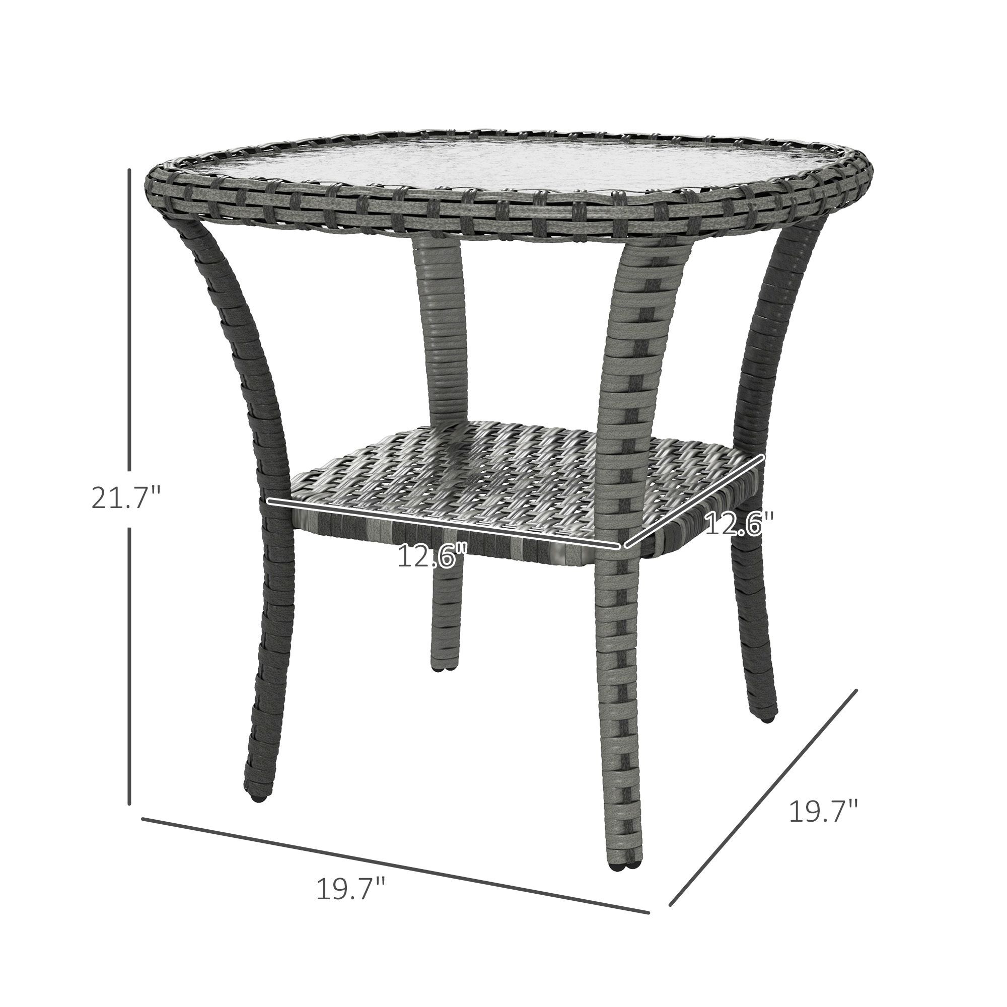Miki Shinly AB-4030-113JJ Patio-Tables - View #2
