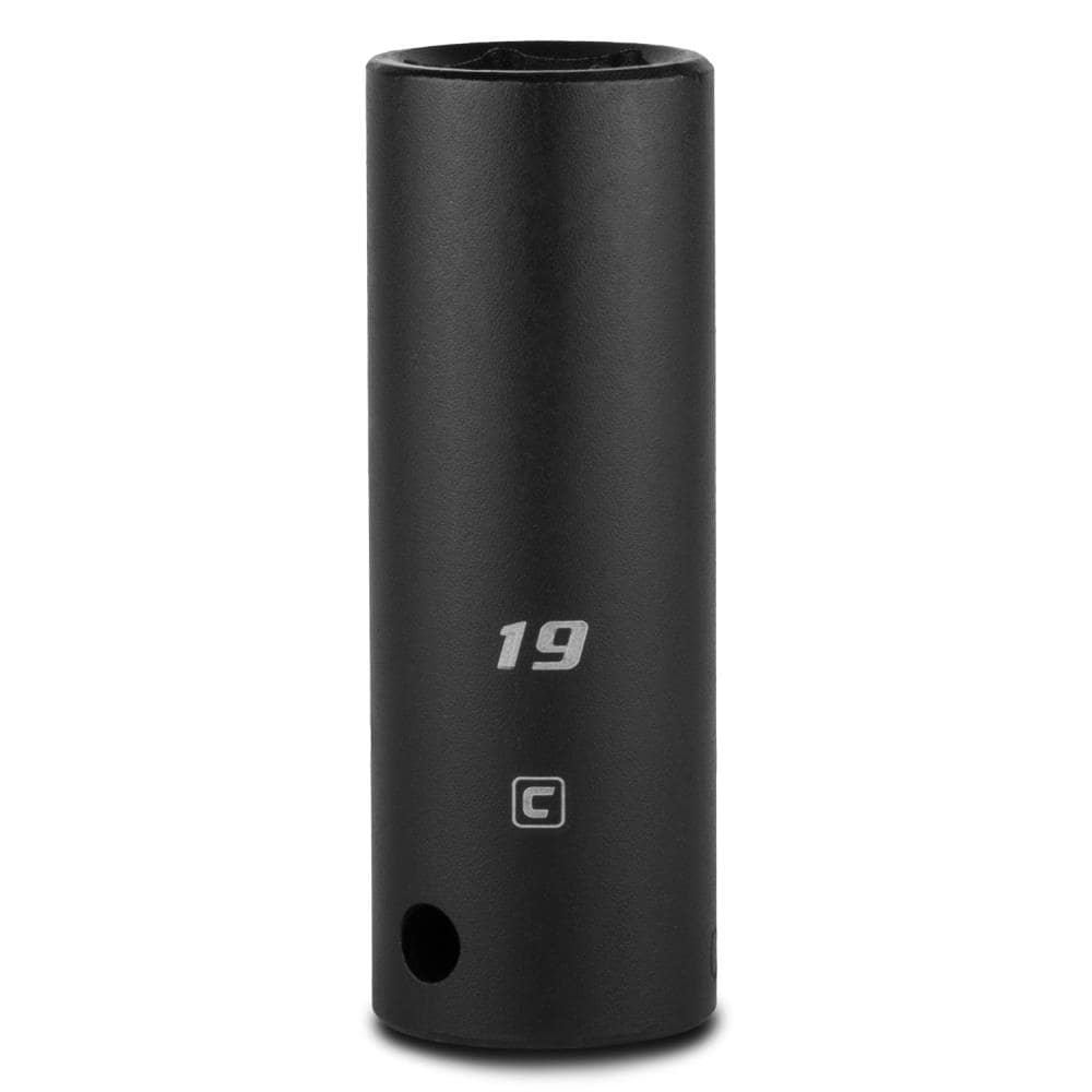 Capri Tools CP55219 Metric 1/2-in Drive 19mm 6-point Impact Socket Individual