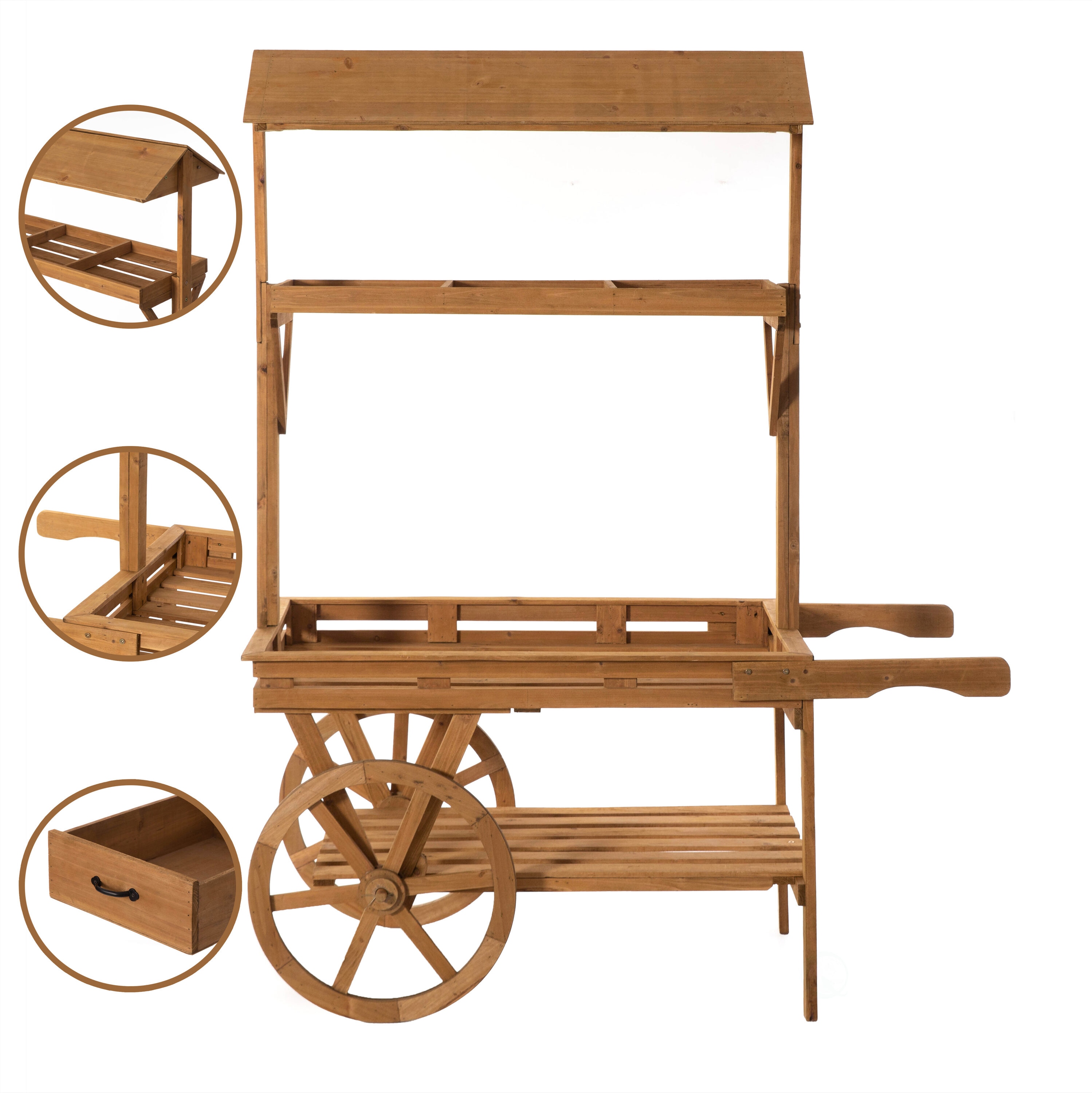 Vintiquewise QI004640 Plant-Stand - View #6