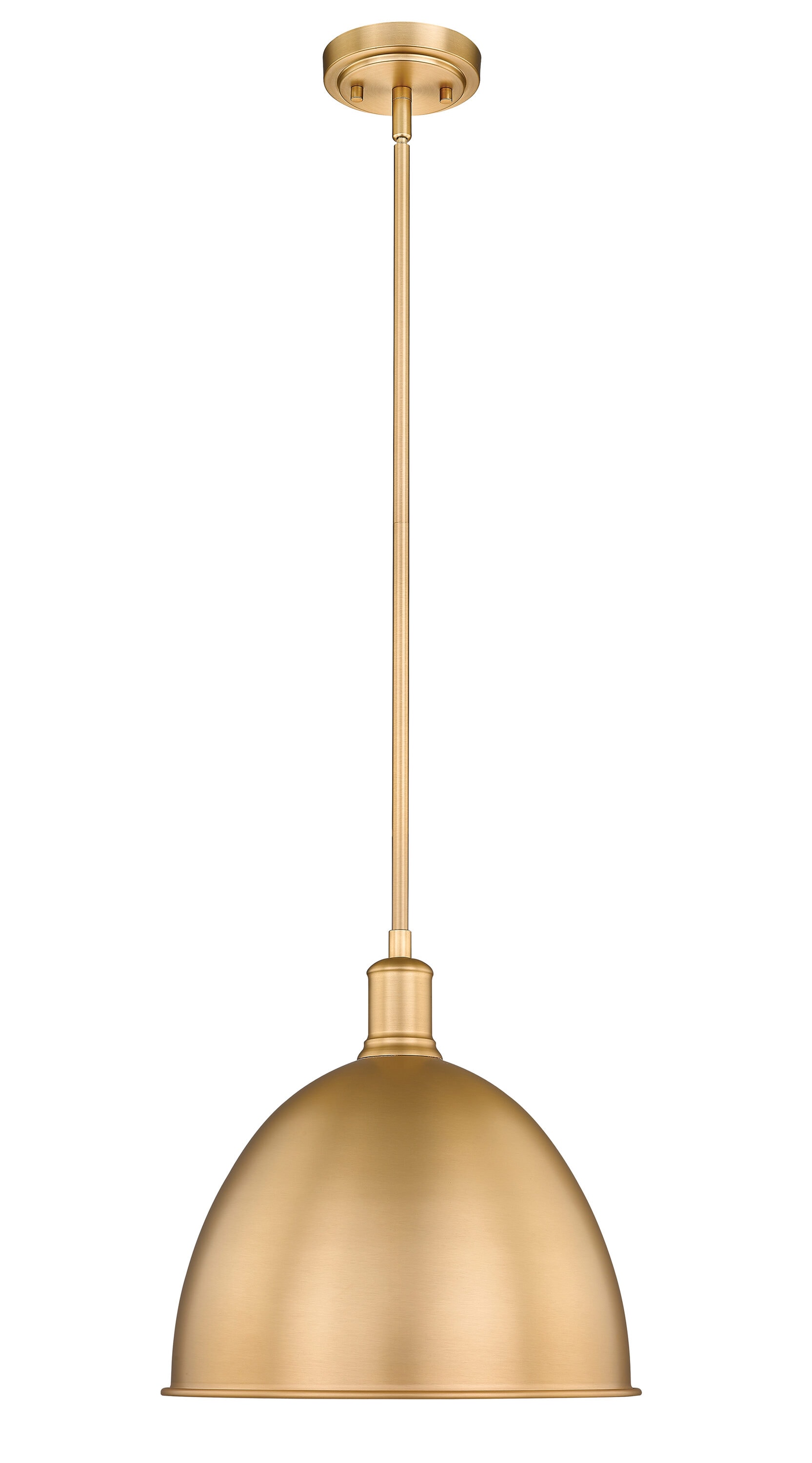 Classic Brass 12.5" Indoor/Outdoor LED Pendant Light