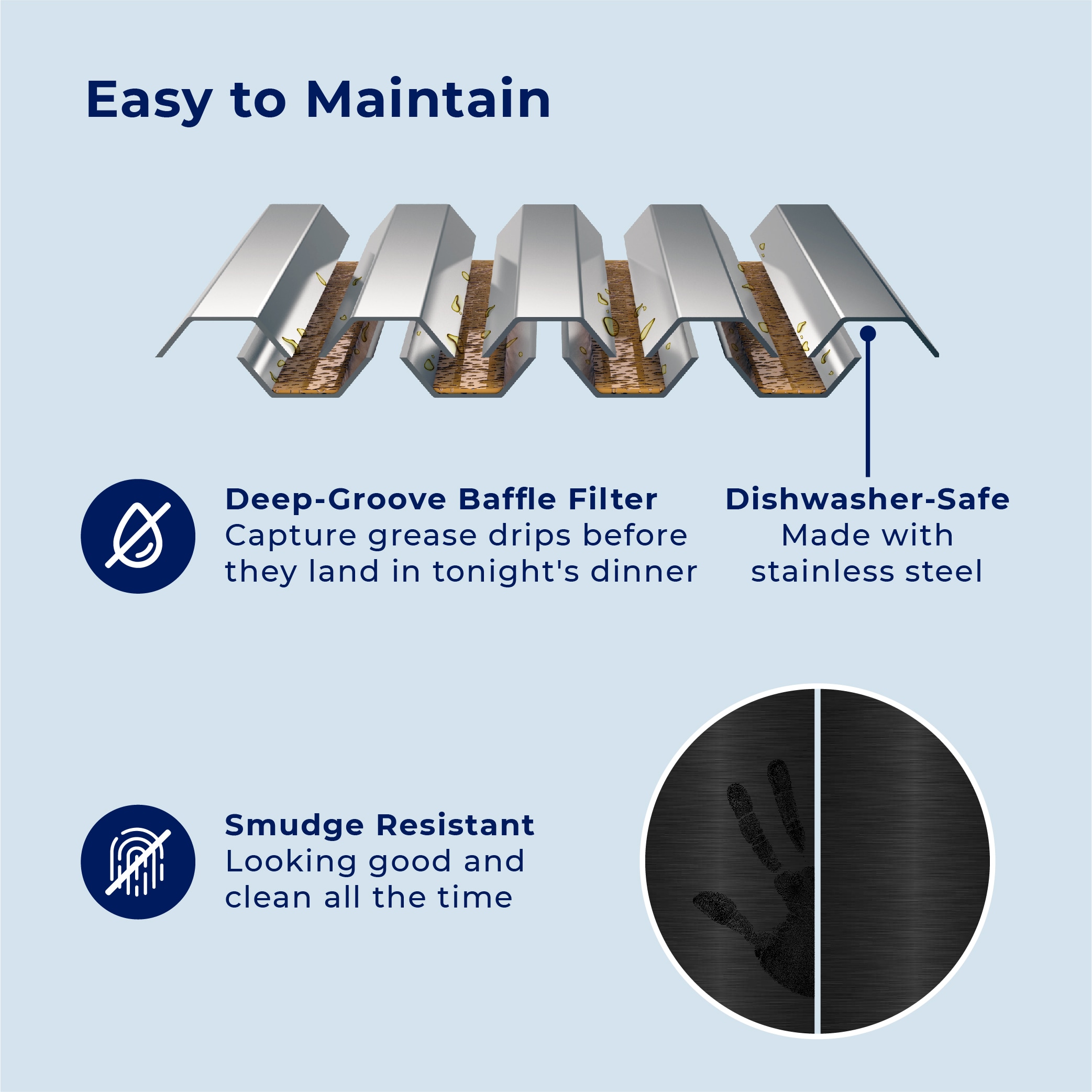 Hauslane WM-590BSS-30 Wall-Mounted-Range-Hoods - View #5