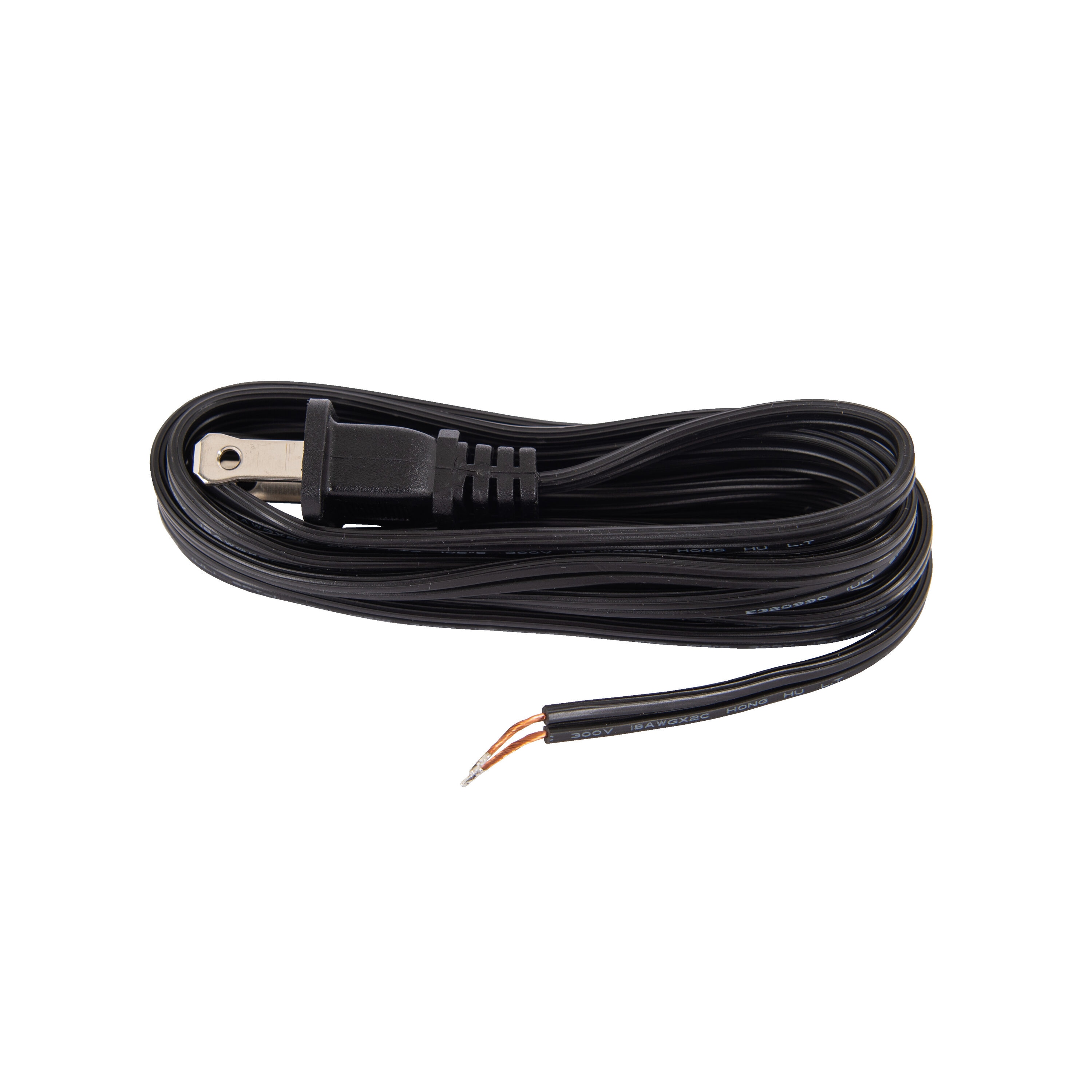 Project Source LPC6 12-ft 18 / 2 Black Stranded Lamp Cord