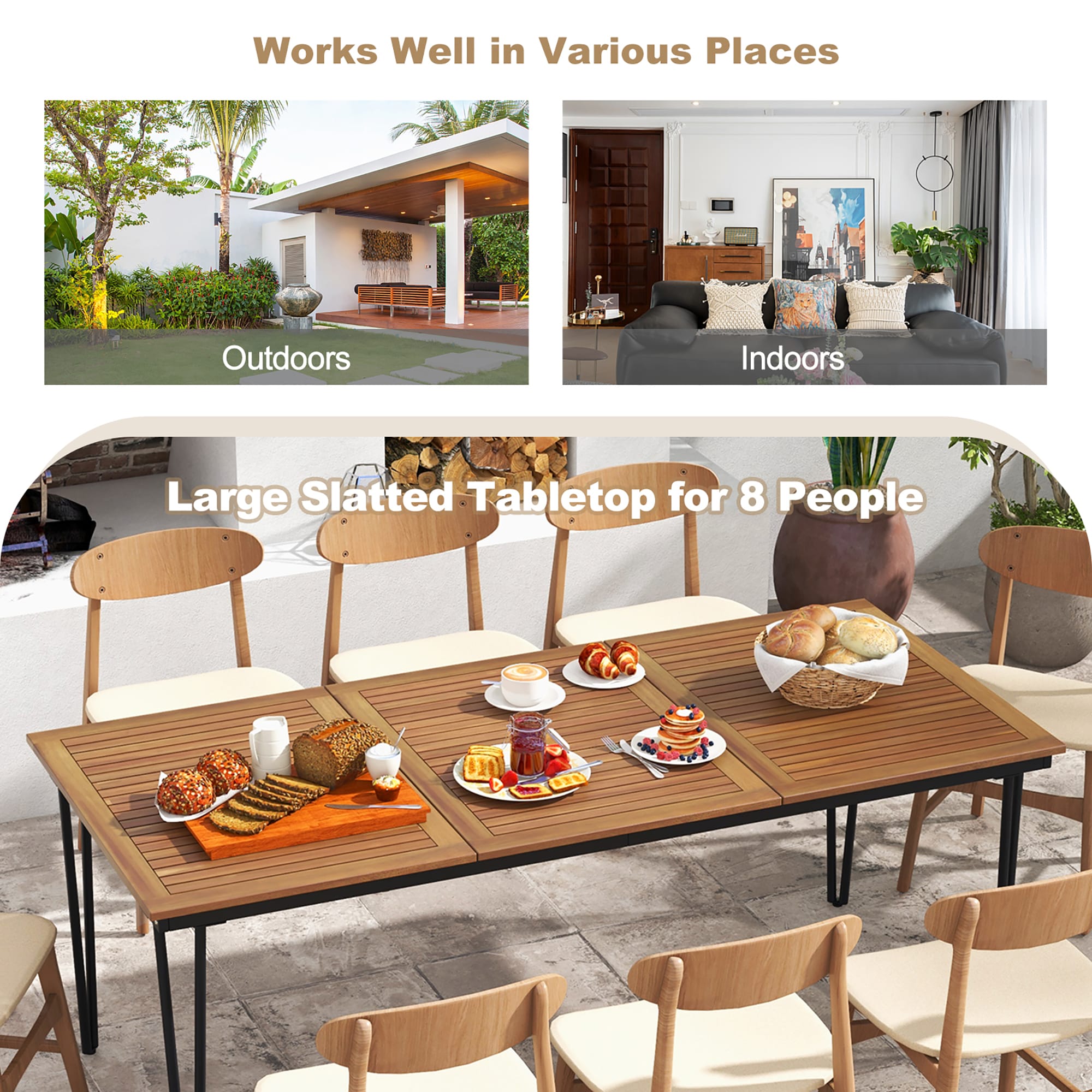 Costway LWS00070 Patio-Tables - View #7