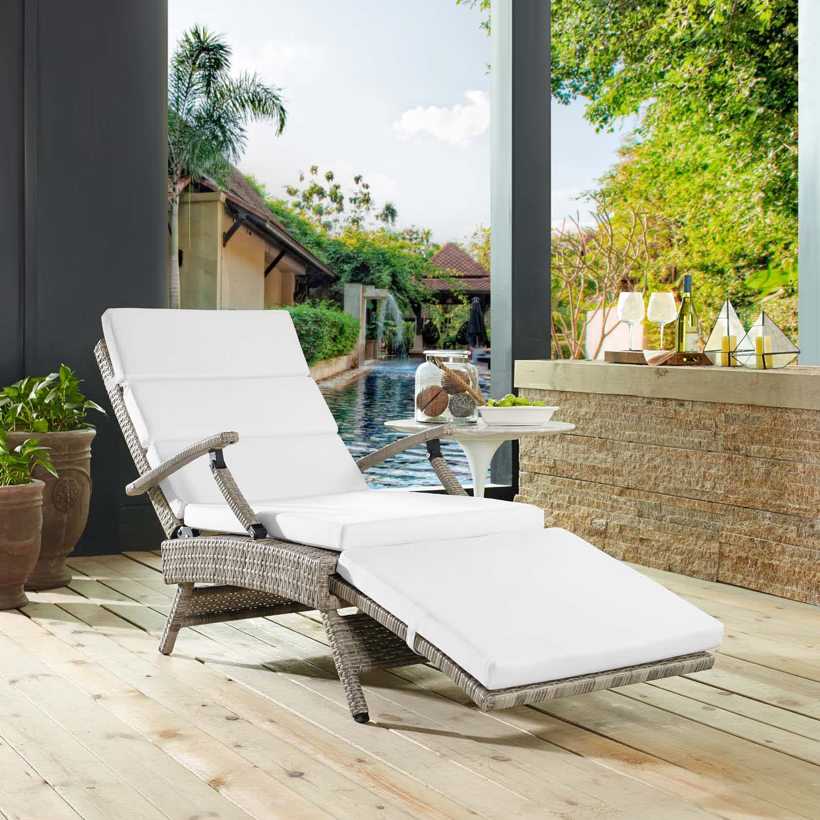 Modway EEI-2301-LGR-WHI Patio-Chairs - View #2