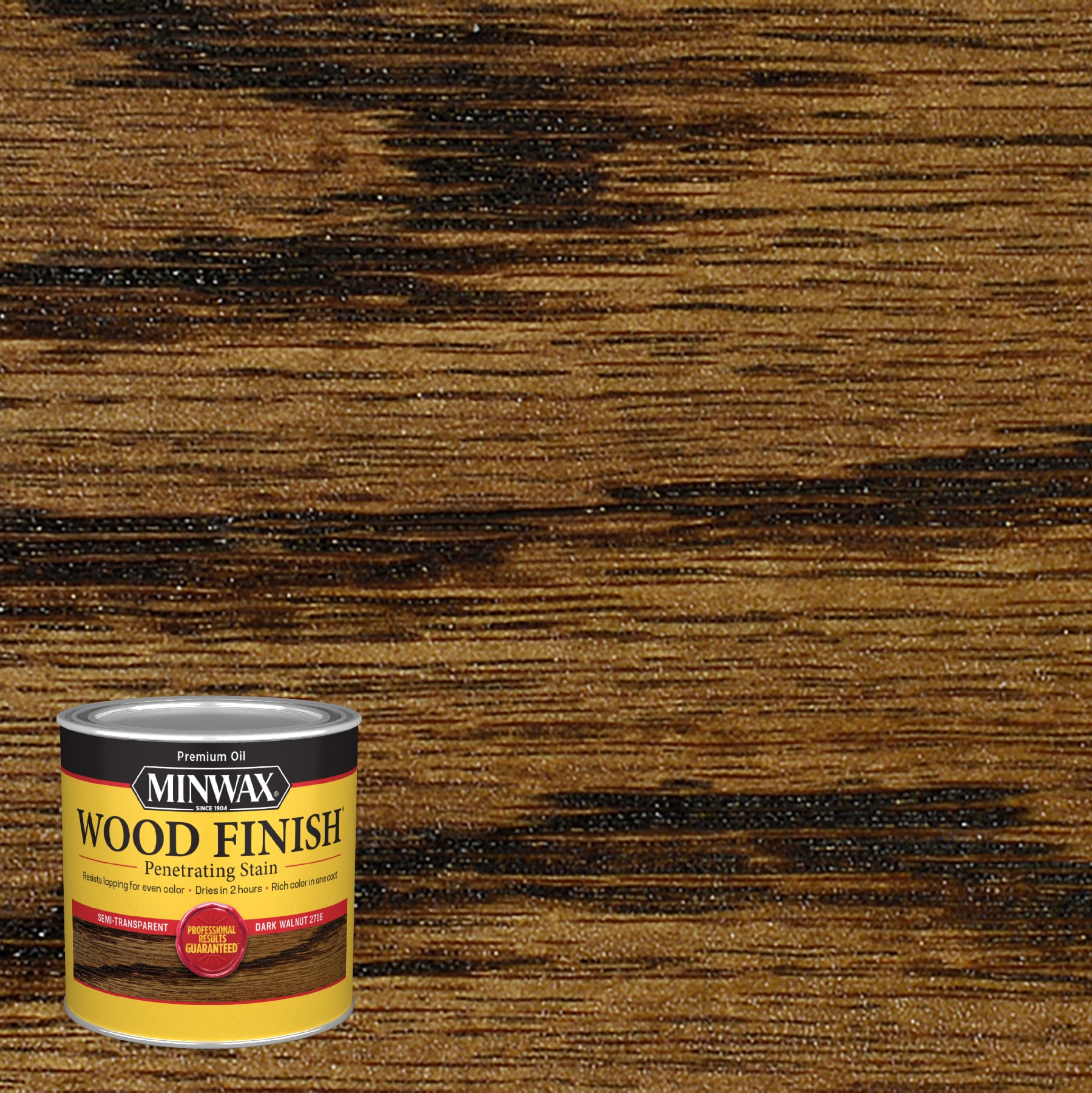 Minwax Wood Finish, Dark Walnut - 0.5 pint