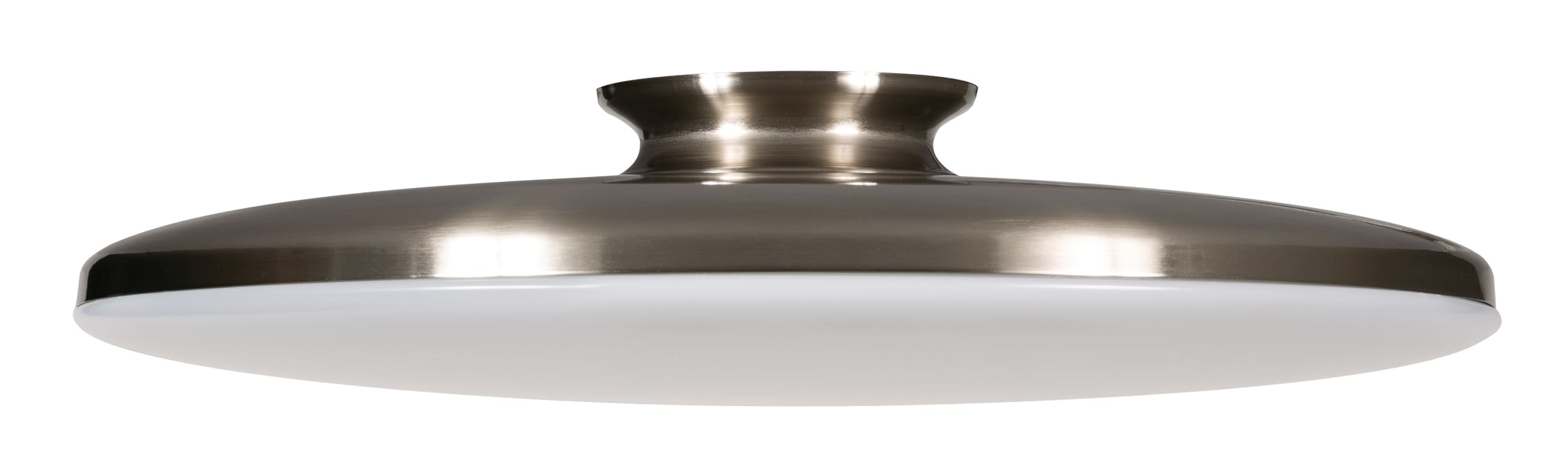 Satin Nickel 19" LED Flush Mount Ceiling Light