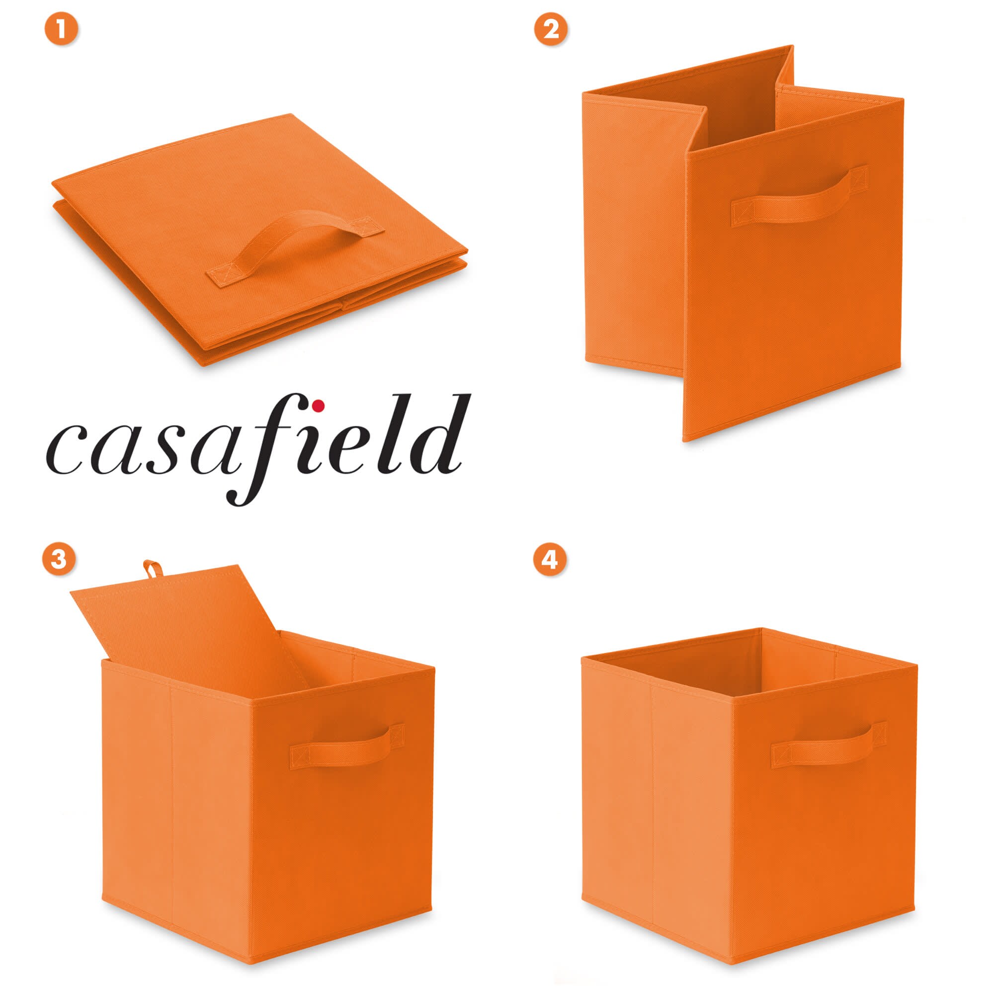 Casafield 6CC-ORG-2. Laminate-Storage-Cubes - View #6