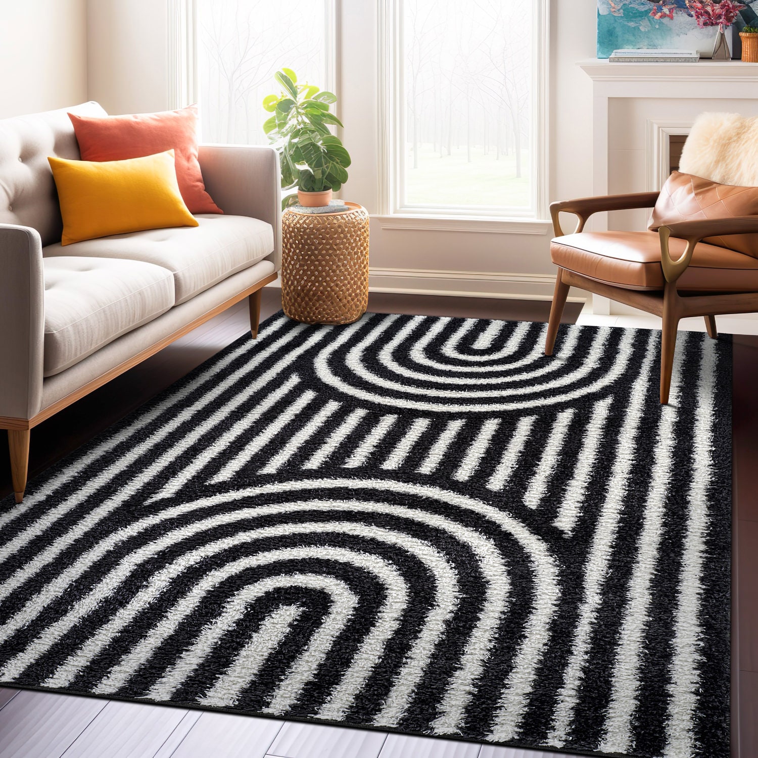 World Rug Gallery WR121ANTHRACITE5X7 rugs - View #2