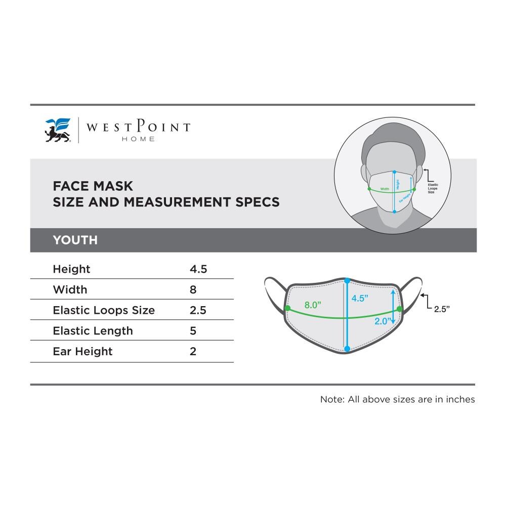 WestPoint Home 028828622273 Face-Masks - View #11