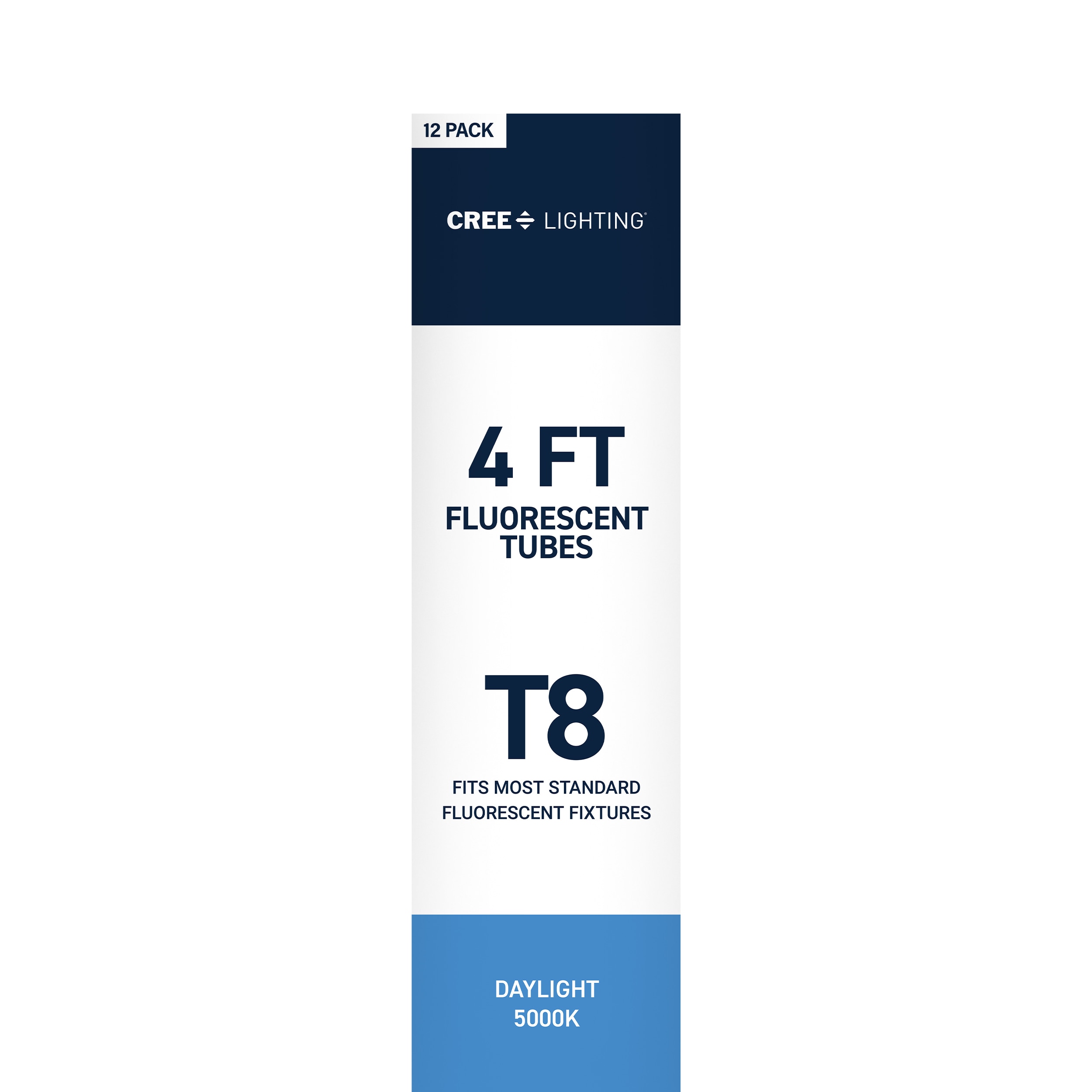 Cree Lighting 32 -Watt EQ T8 Daylight Medium bi-pin base G13 Fluorescent Tube Light Bulb 12 -Pack