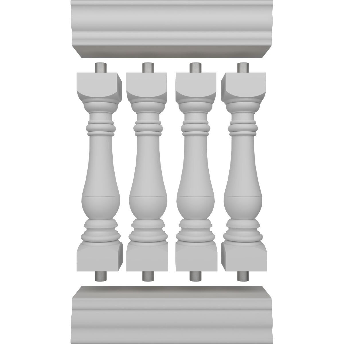 Ekena Millwork BALK38X024BRG railings - View #5