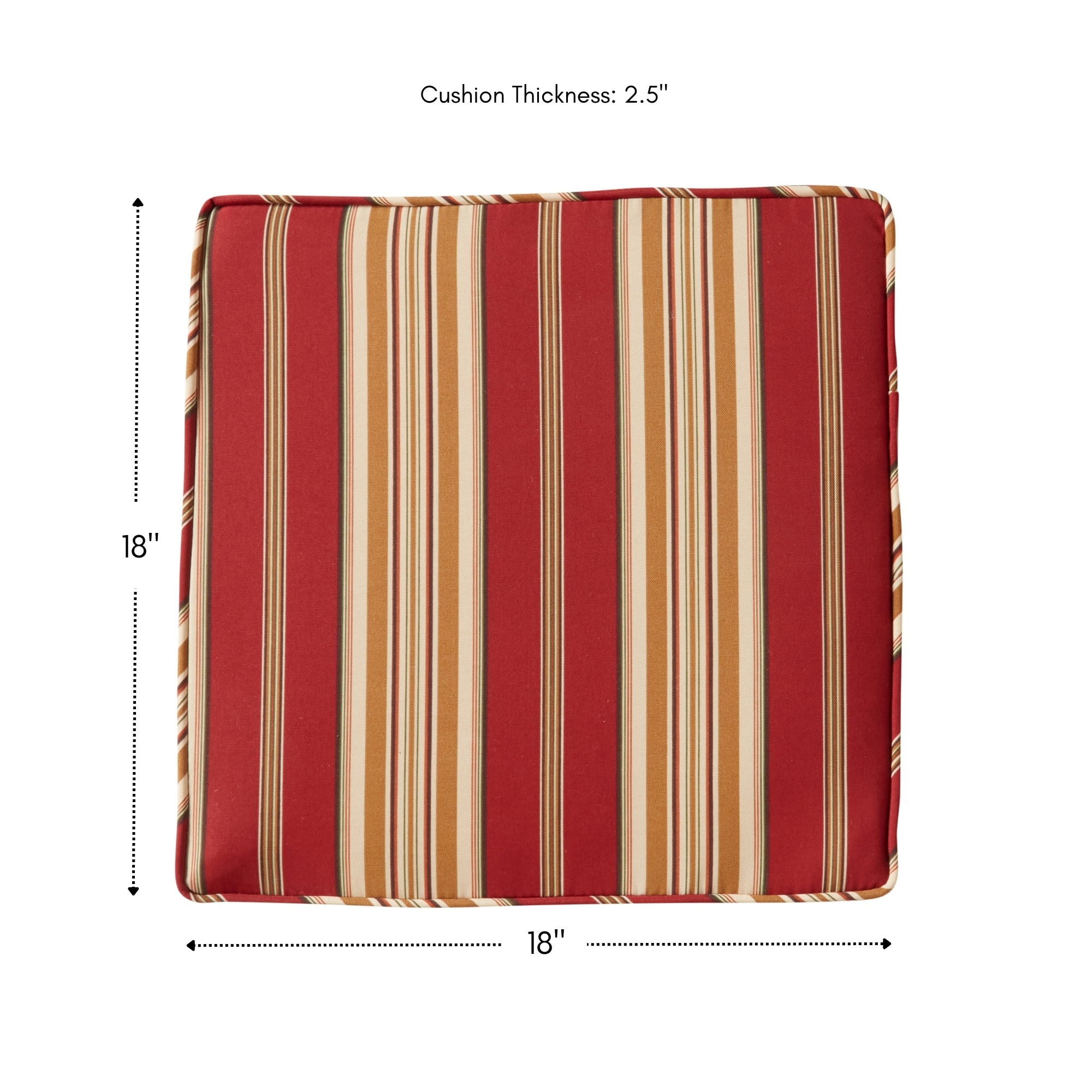 Greendale Home Fashions OP1100S2-ROMASTRIPE Patio-Furniture-Cushions - View #6