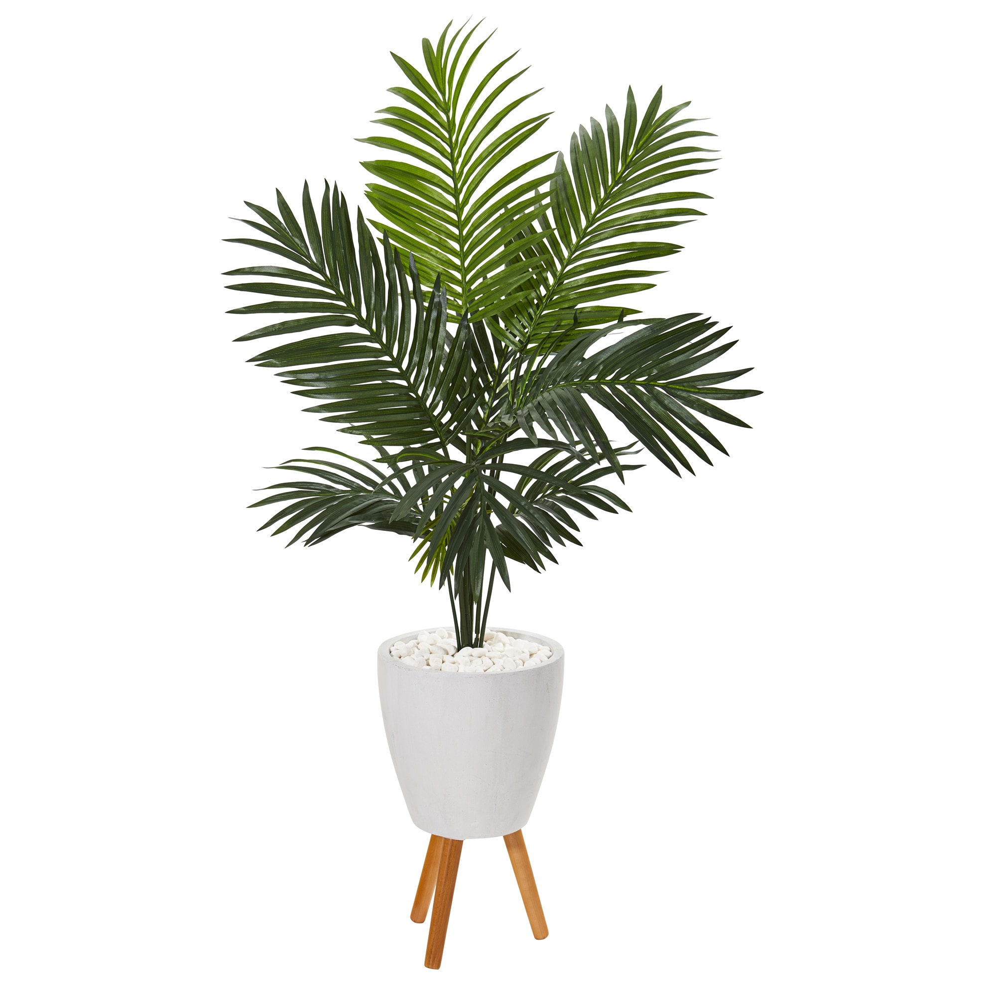 Nearly Natural 9844 61-in Green Indoor Floor Palm Artificial tree